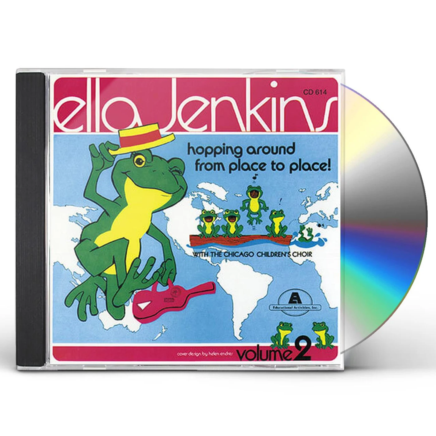 Ella Jenkins HOPPING AROUND FROM PLACE TO PLACE VOL. 2 CD
