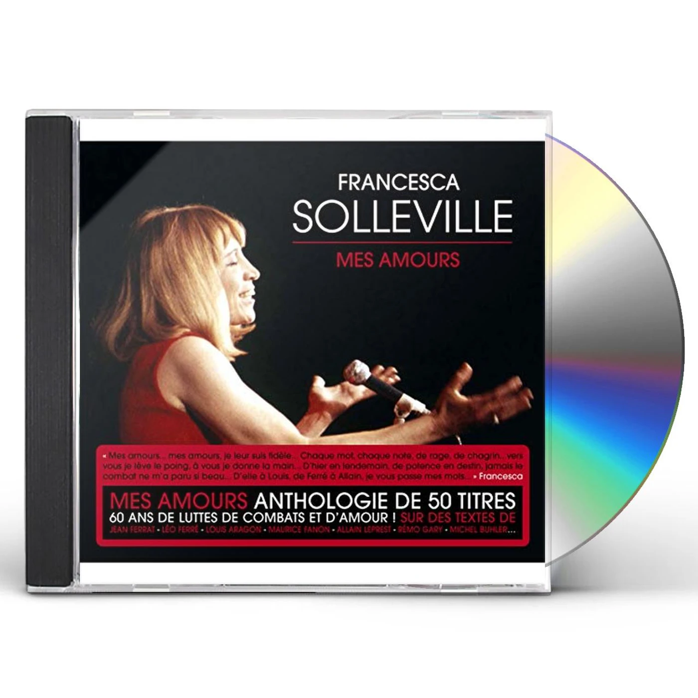 Francesca Solleville BEST OF: MES AMOURS 60 ANS DE COMBATS DE LUTTES ET CD