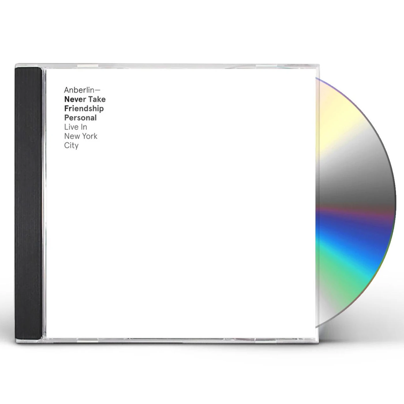 Anberlin NEVER TAKE FRIENDSHIP PERSONAL: LIVE IN NEW YORK CITY CD