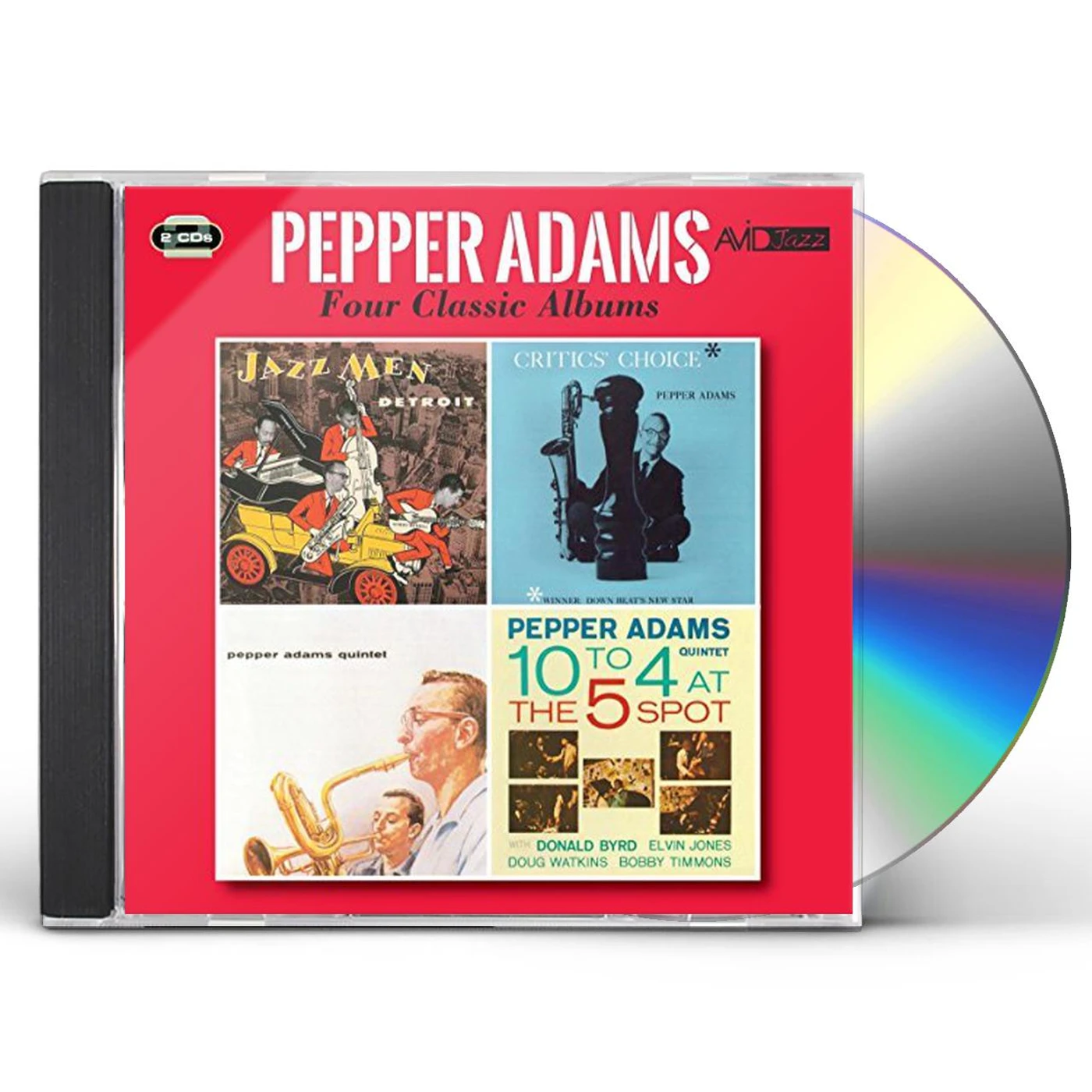 Pepper Adams JAZZMAN DETROIT / CRITICS CHOICE / QUINTET / 10 TO CD