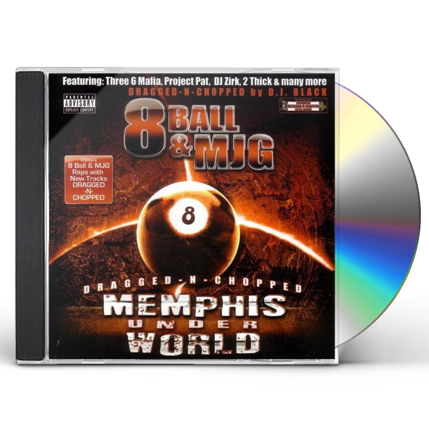 Eightball & Mjg MEMPHIS UNDER WORLD (DRAGGED-N-CHOPPED) CD