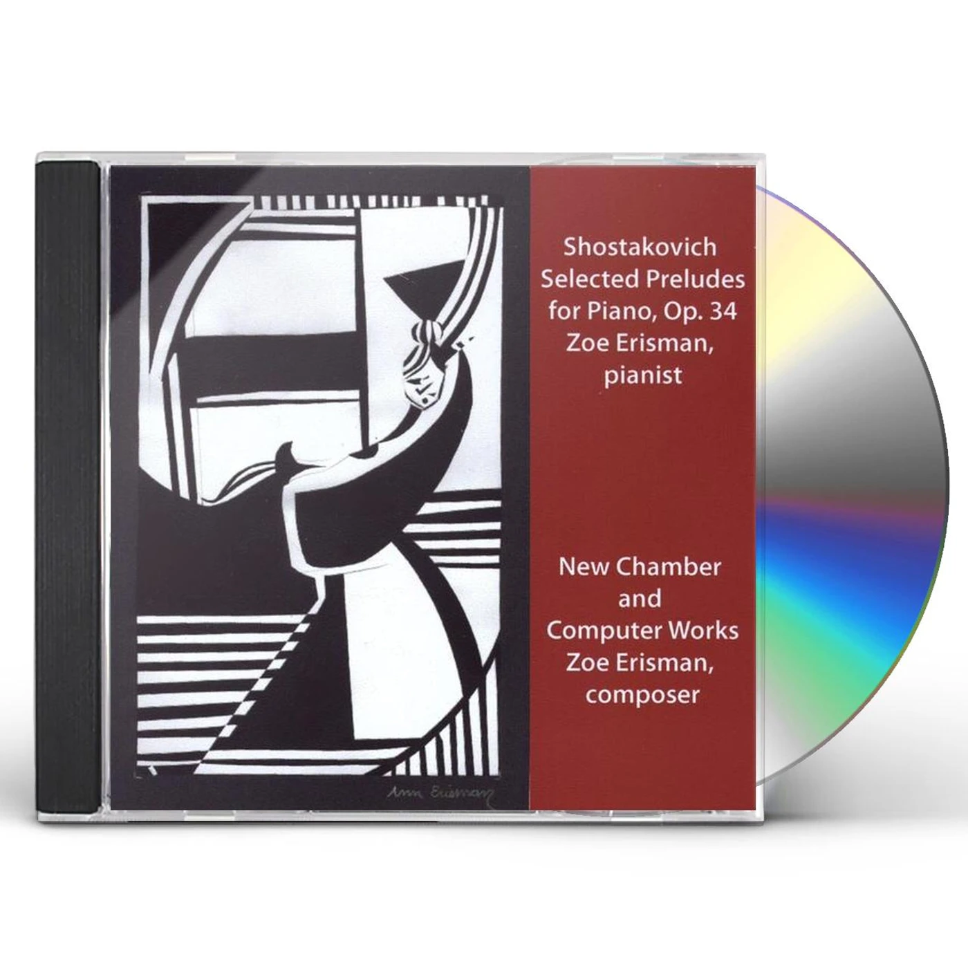 Zoe Erisman SHOSTAKOVICH SELECTED PRELUDES OP. 34/CHAMBER WORK CD