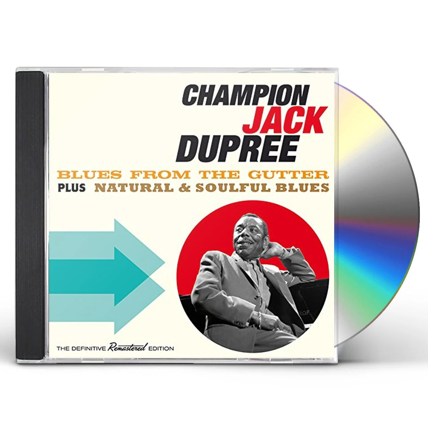 Jack Dupree BLUES FROM THE GUTTER + NATURAL & SOULFUL BLUES CD