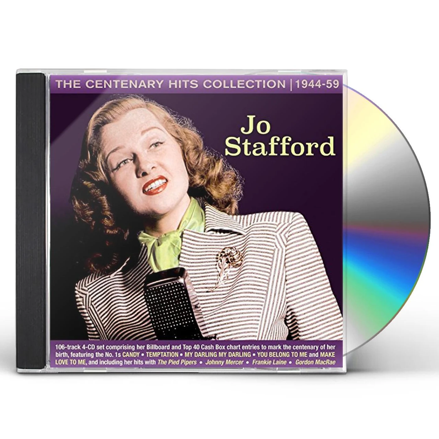 Jo Stafford CENTENARY HITS COLLECTION 1944-59 CD