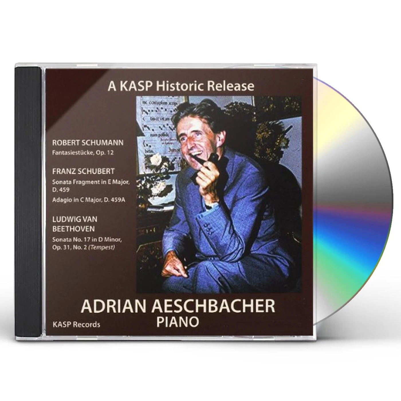Adrian Aeschbacher MUSIC OF BEETHOVEN SCHUBERT & SCHUMANN CD