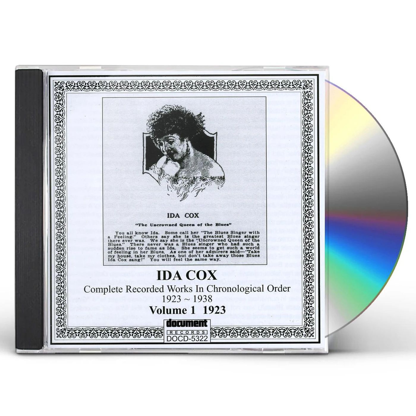 Ida Cox COMPLETE RECORDED WORKS 1 (1923) CD