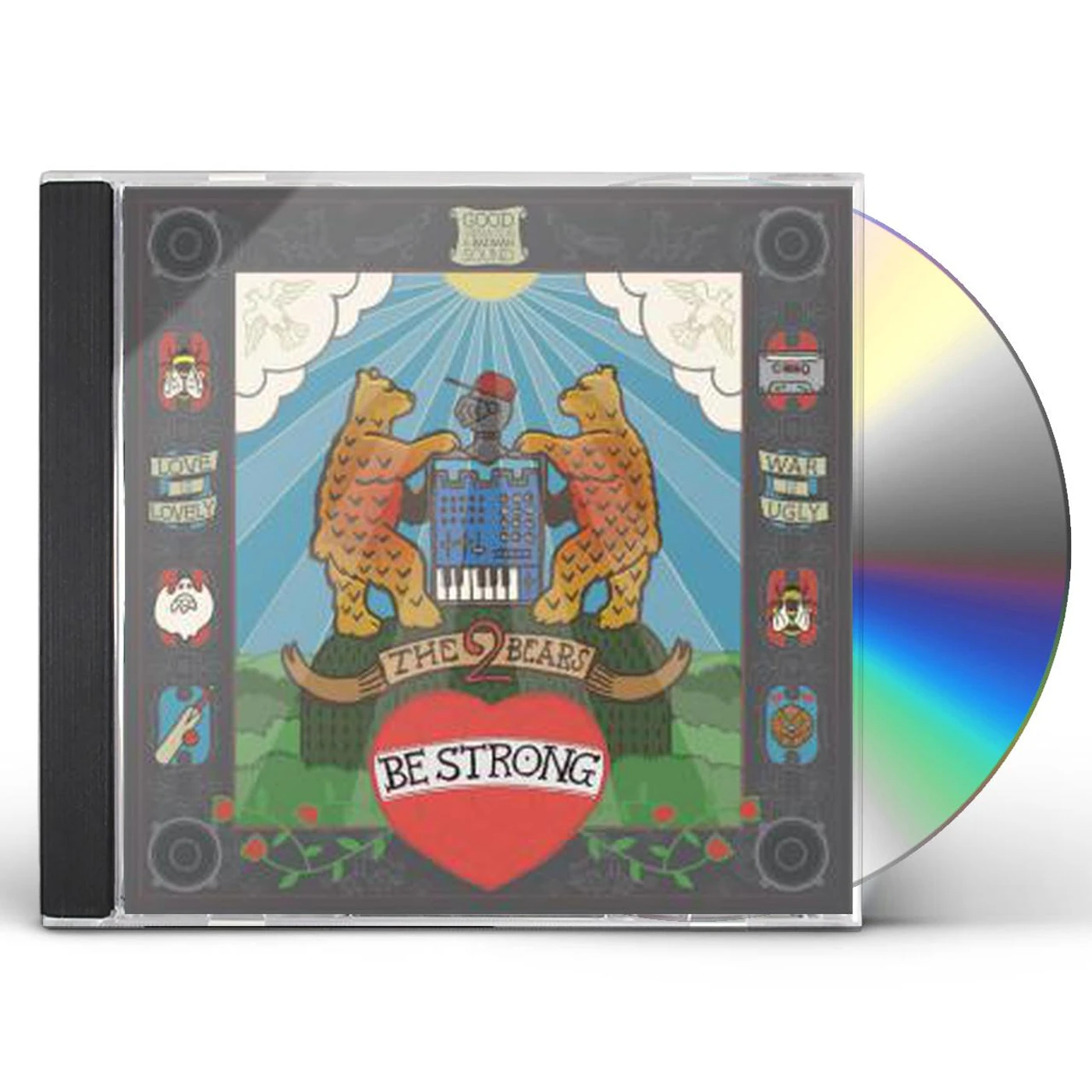 The 2 Bears BE STRONG CD