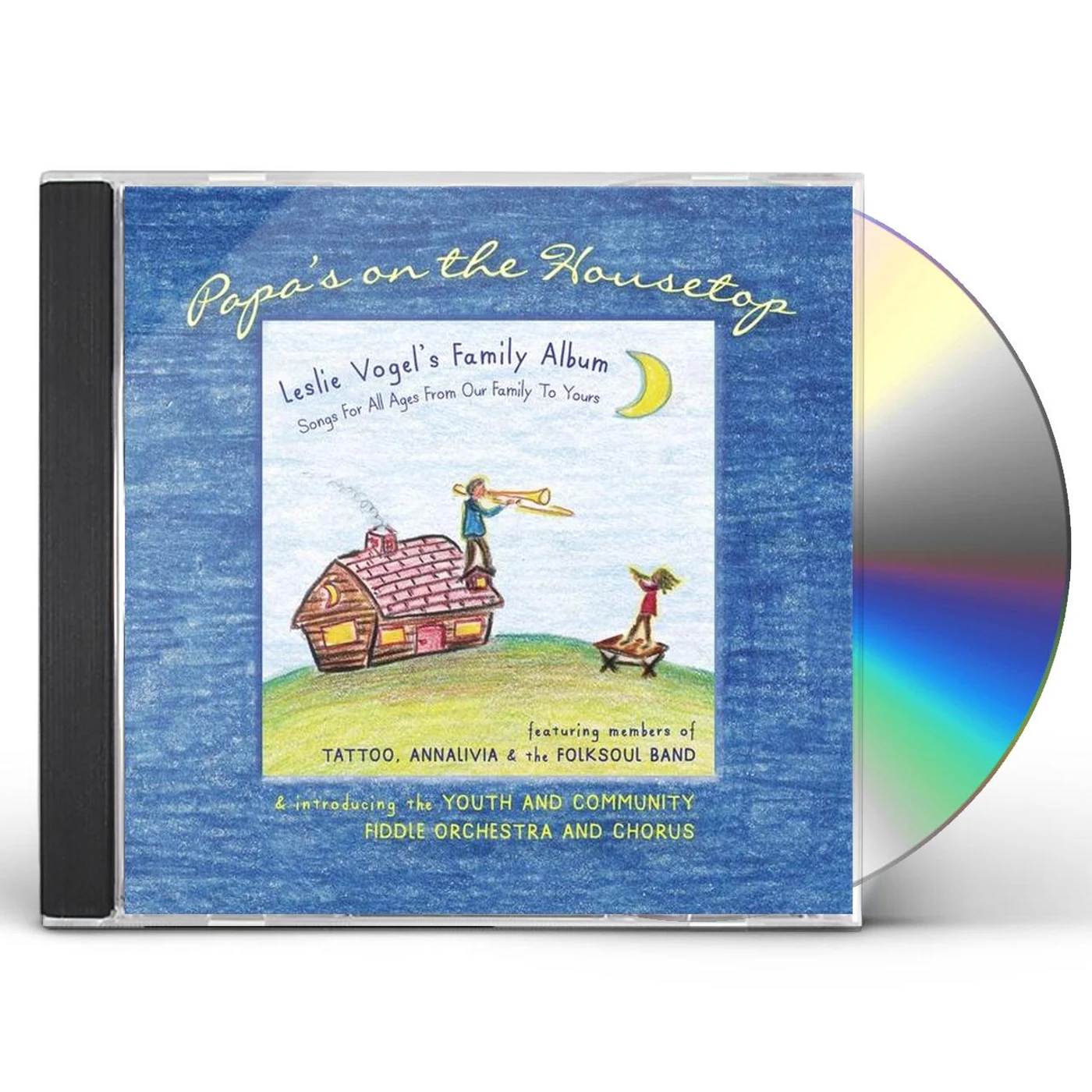 Leslie Vogel PAPA'S ON THE HOUSETOP CD