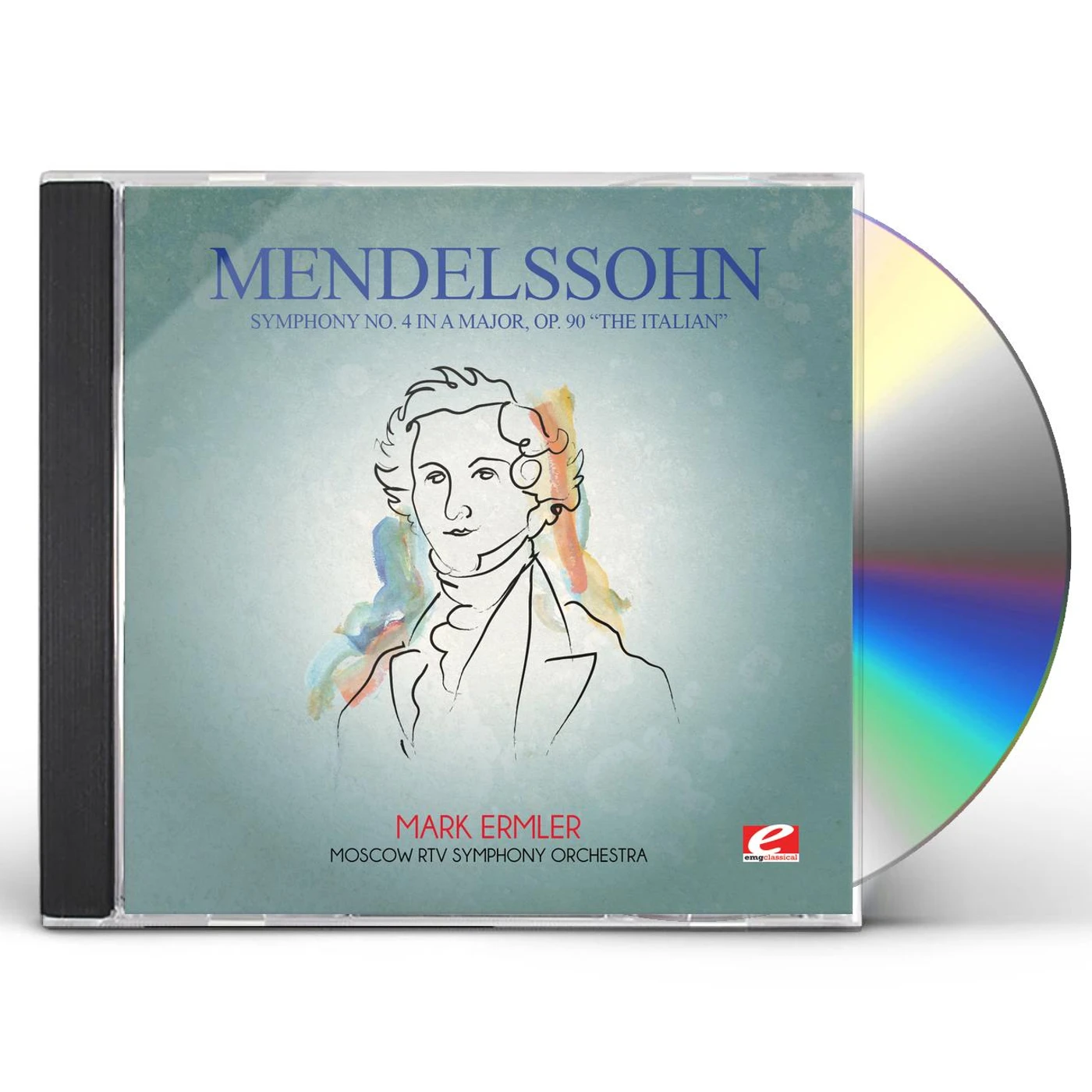 Felix Mendelssohn MENDELSSOHN: SYMPHONY NO 4 IN A MAJOR OP 90 ITALIA CD