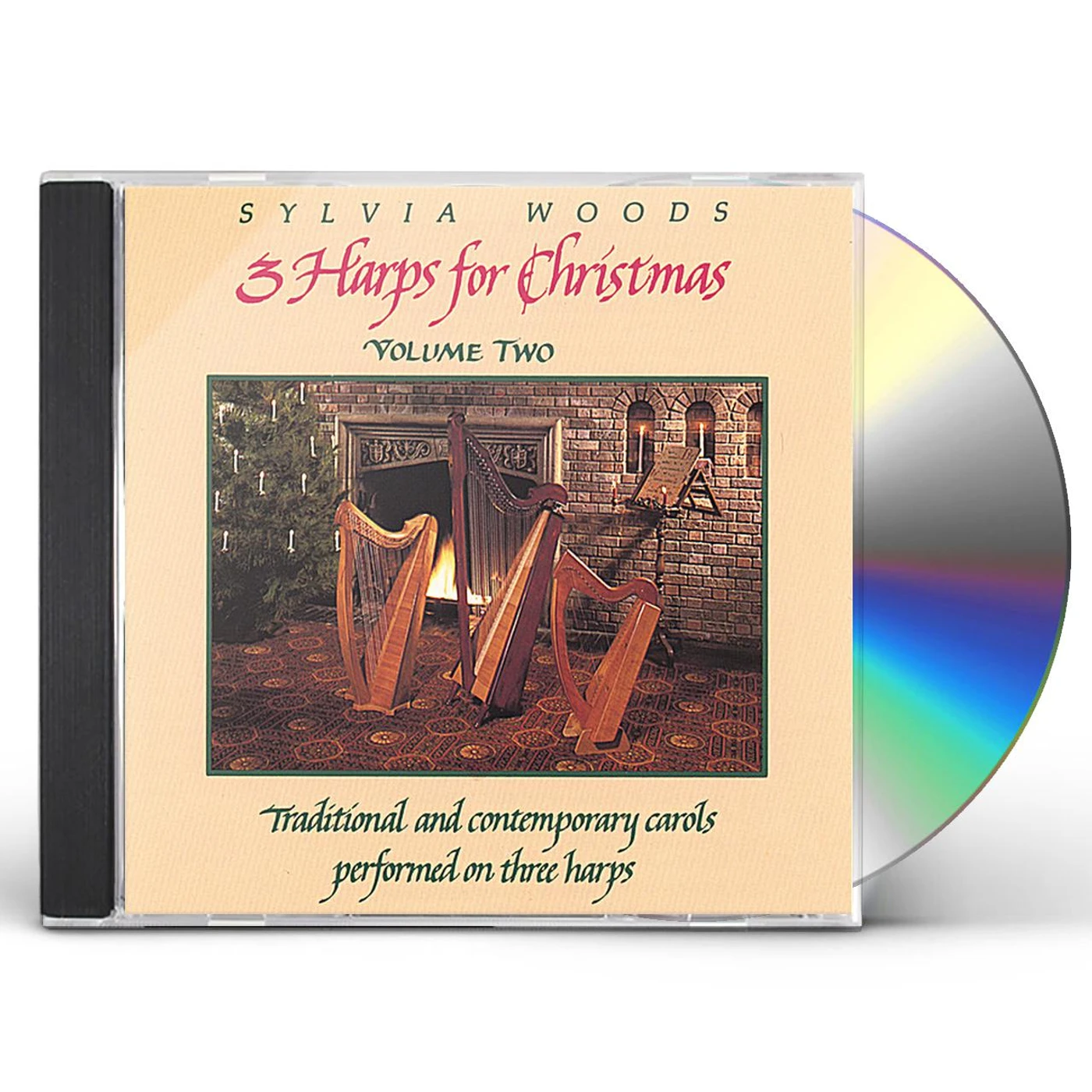 Sylvia Woods 3 HARPS FOR CHRISTMAS 2 CD
