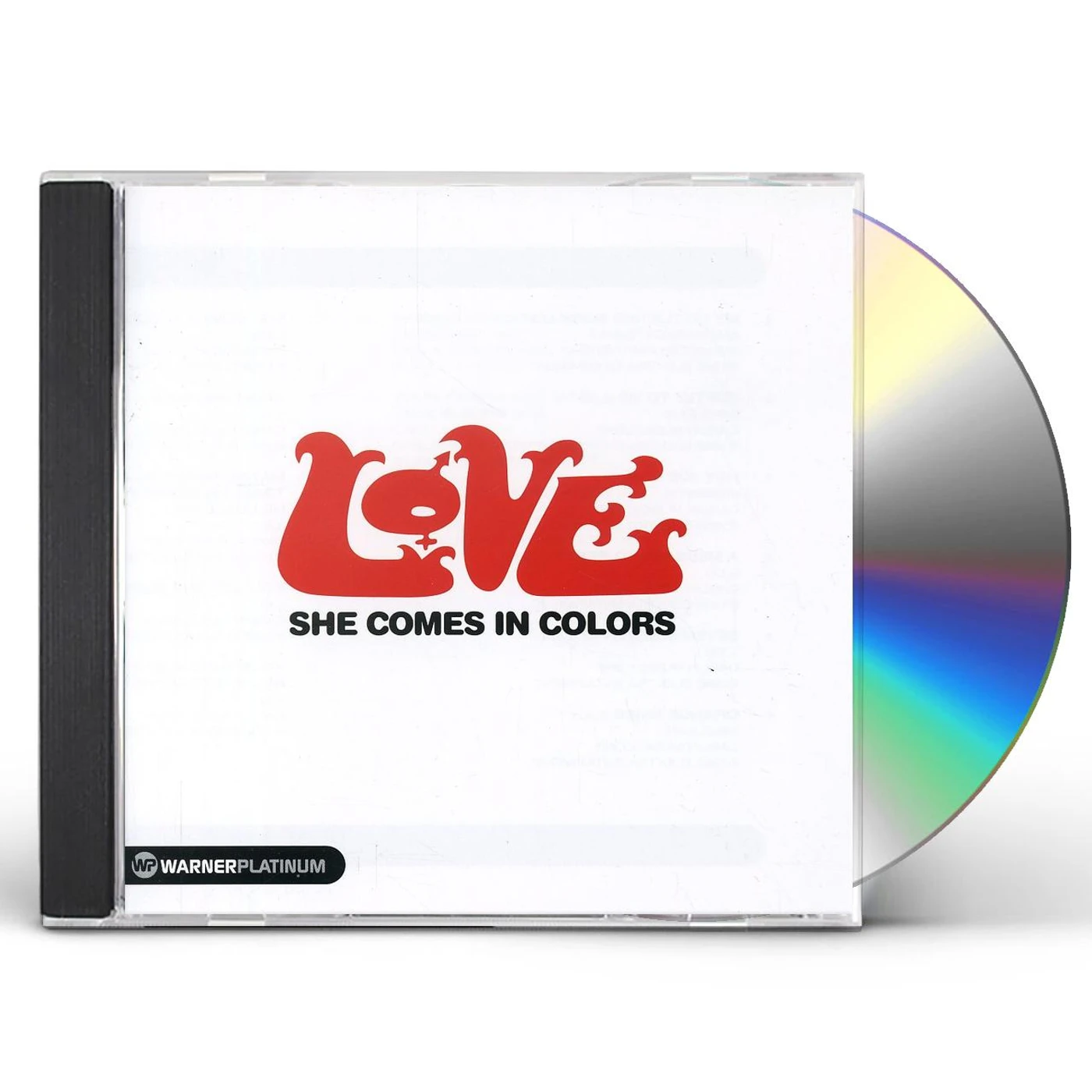 Love SHE COMES IN COLORS: THE PLATINUM COLLECTION CD