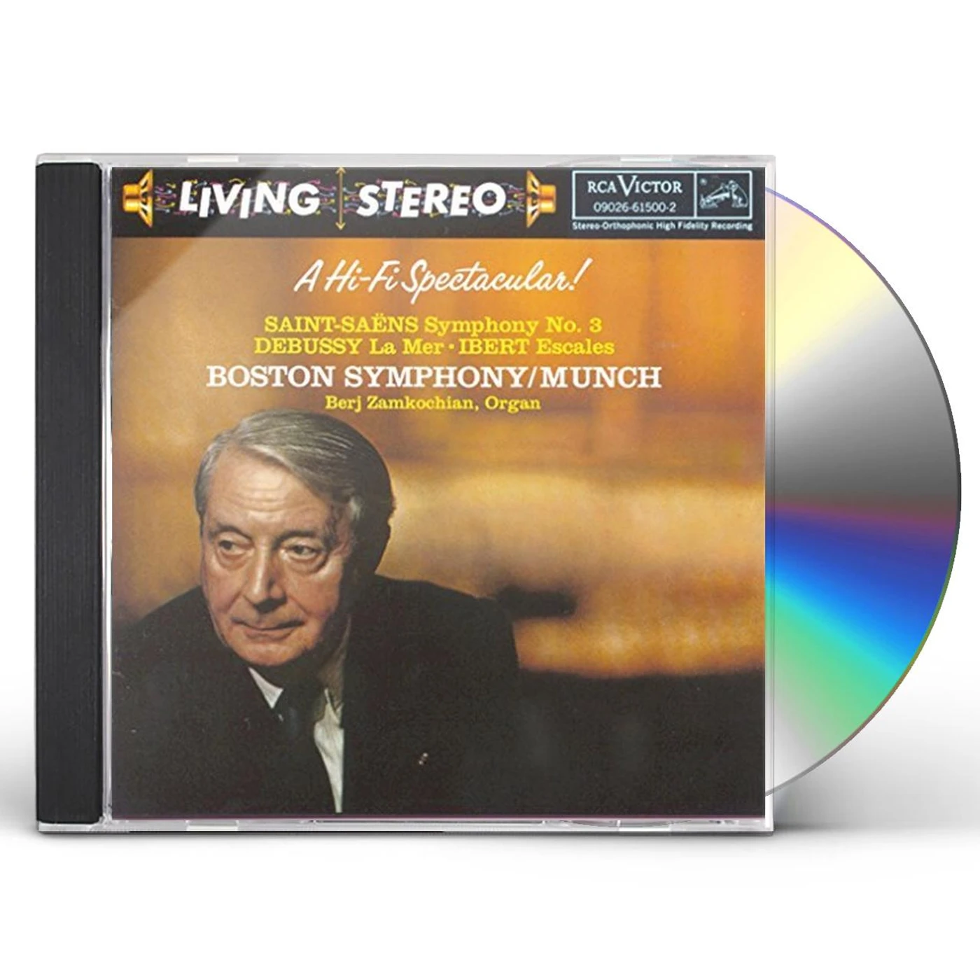 Charles Munch  SAINT-SAENS: SYMPHONY NO. 3 'ORGAN'. CD