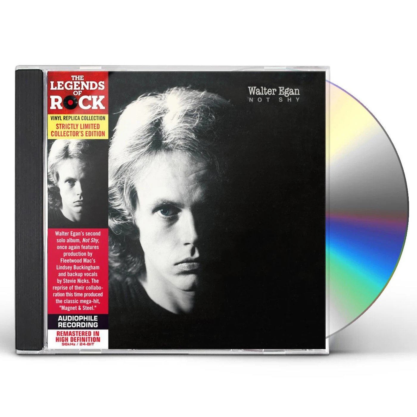 Walter Egan NOT SHY CD