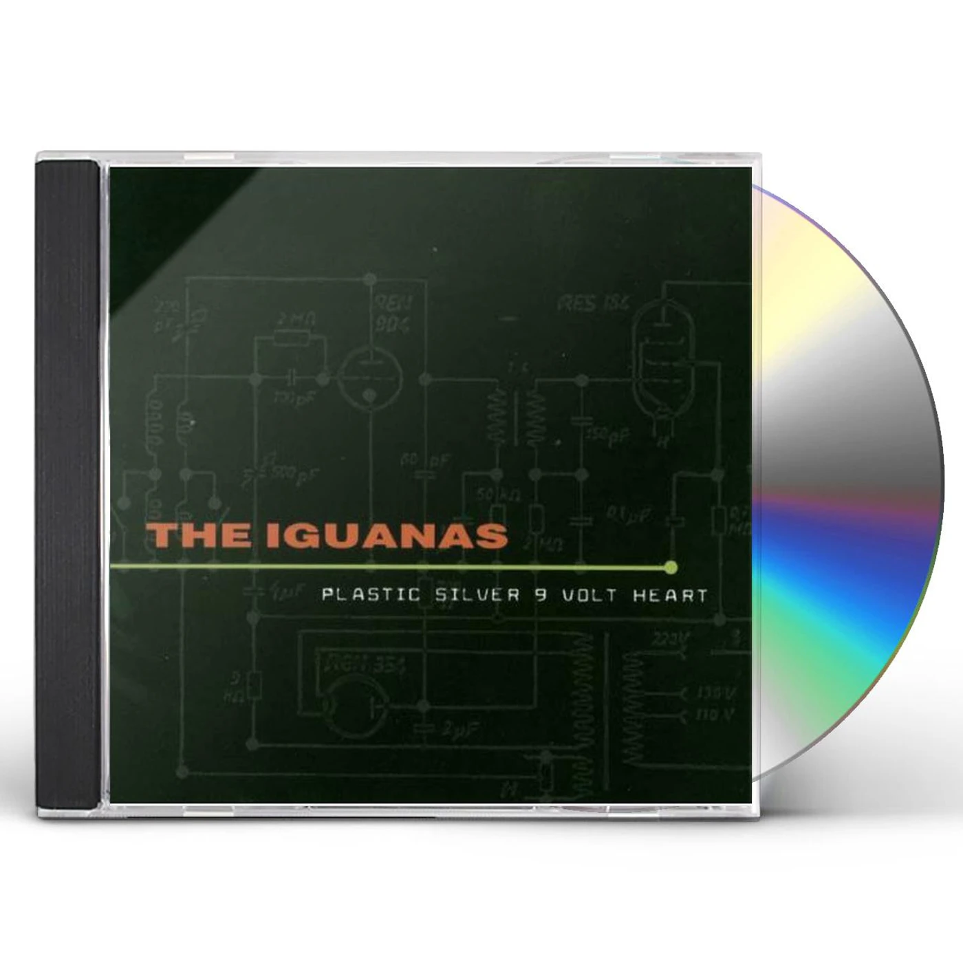 The Iguanas PLASTIC SILVER 9-VOLT HEART CD