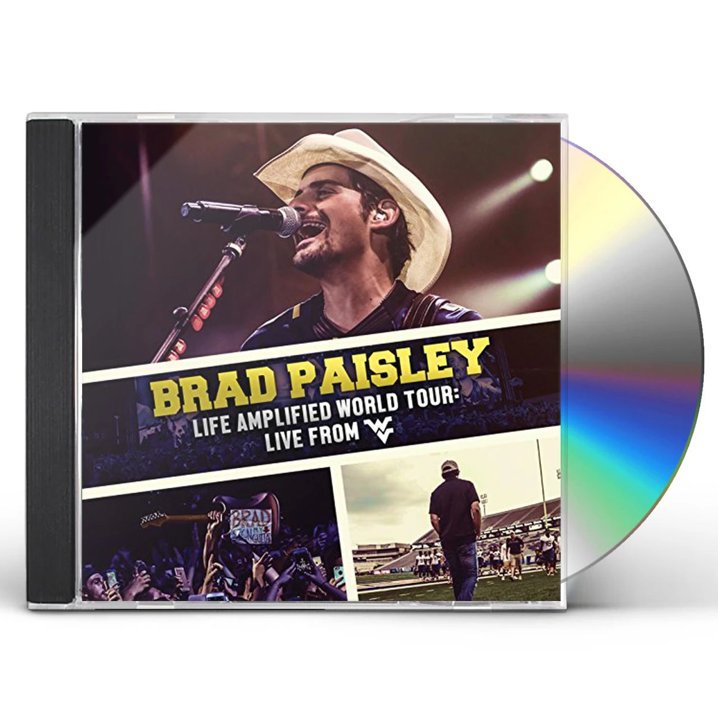 Brad Paisley LIFE AMPLIFIED WORLD TOUR: LIVE FROM WVU (CD/DVD) CD