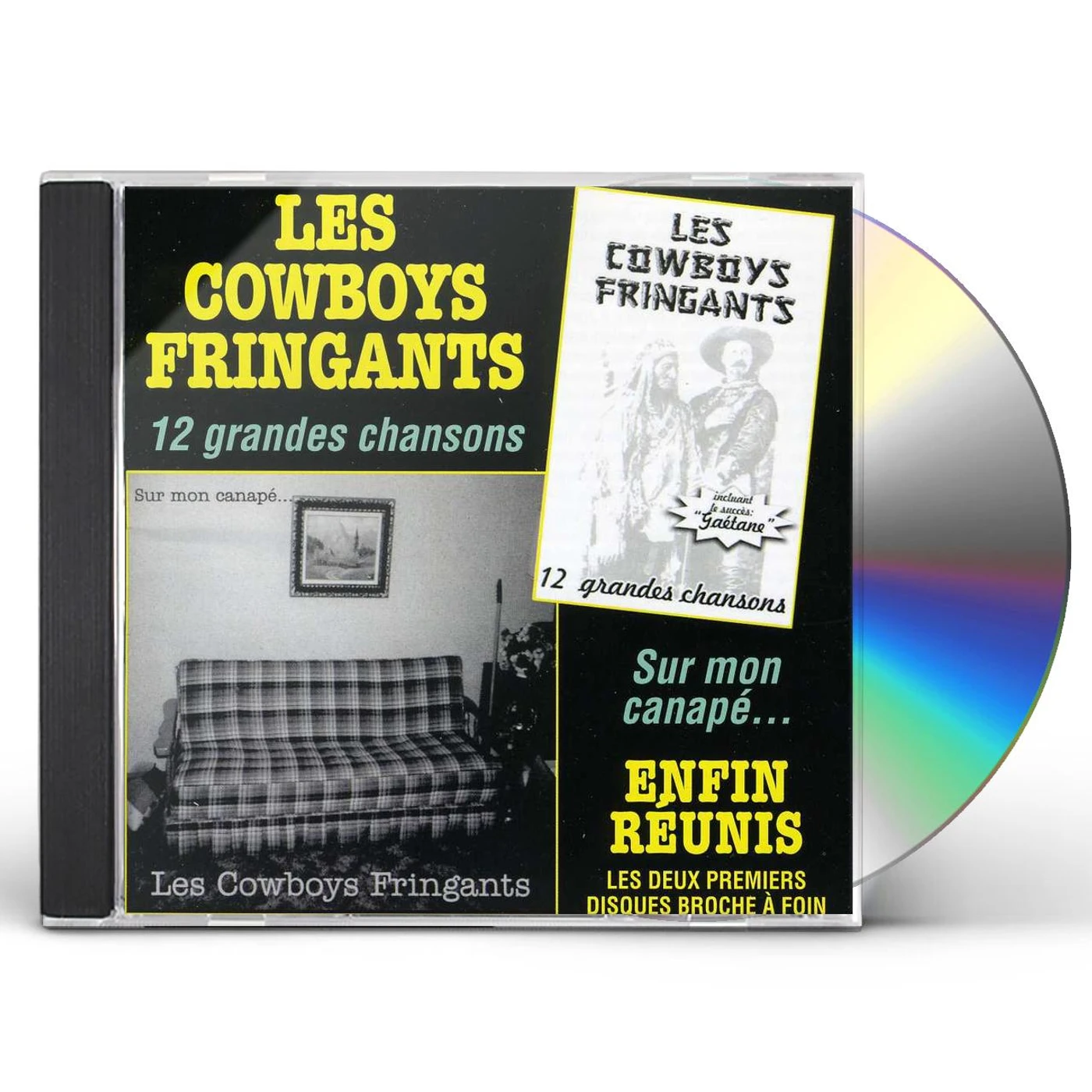 Les Cowboys Fringants 12 GRANDES CHANSONS / ENFIN REUNIS CD