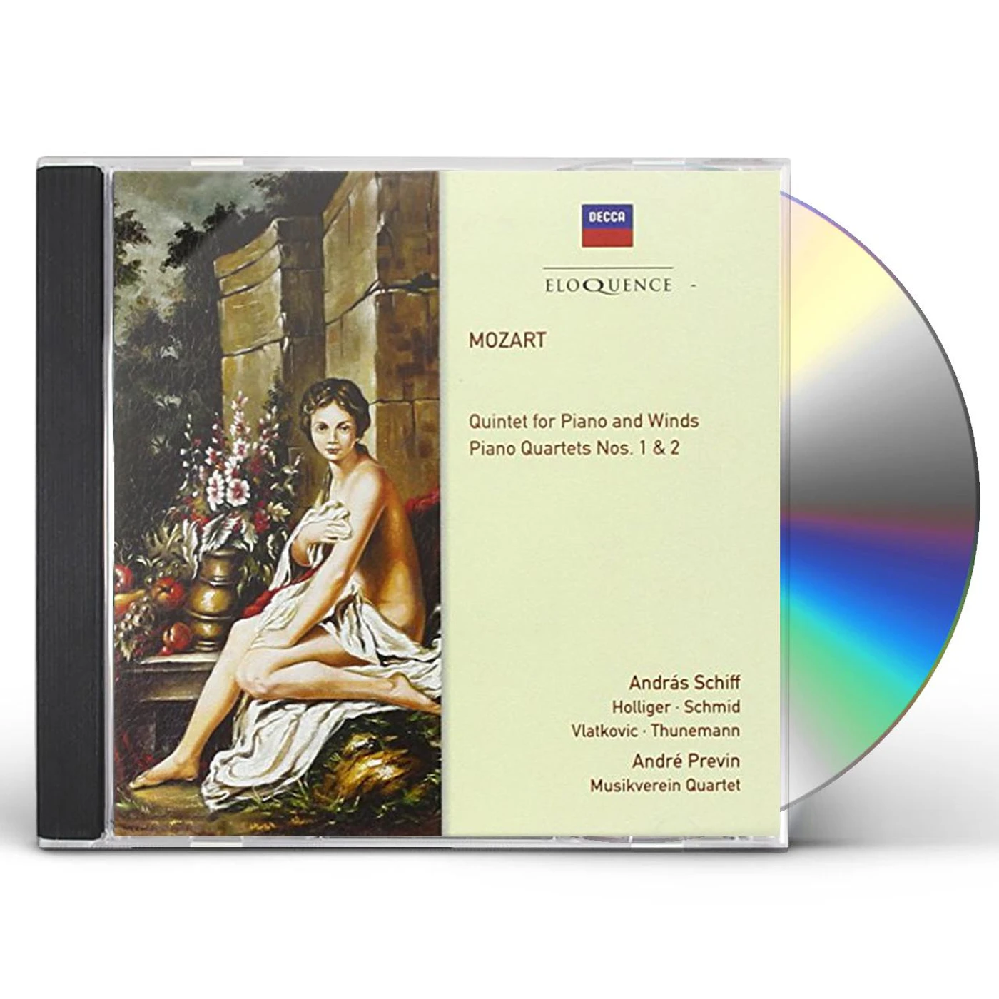 Andre Previn MOZART: PIANO QUARTETS / PIANO QUINTET CD
