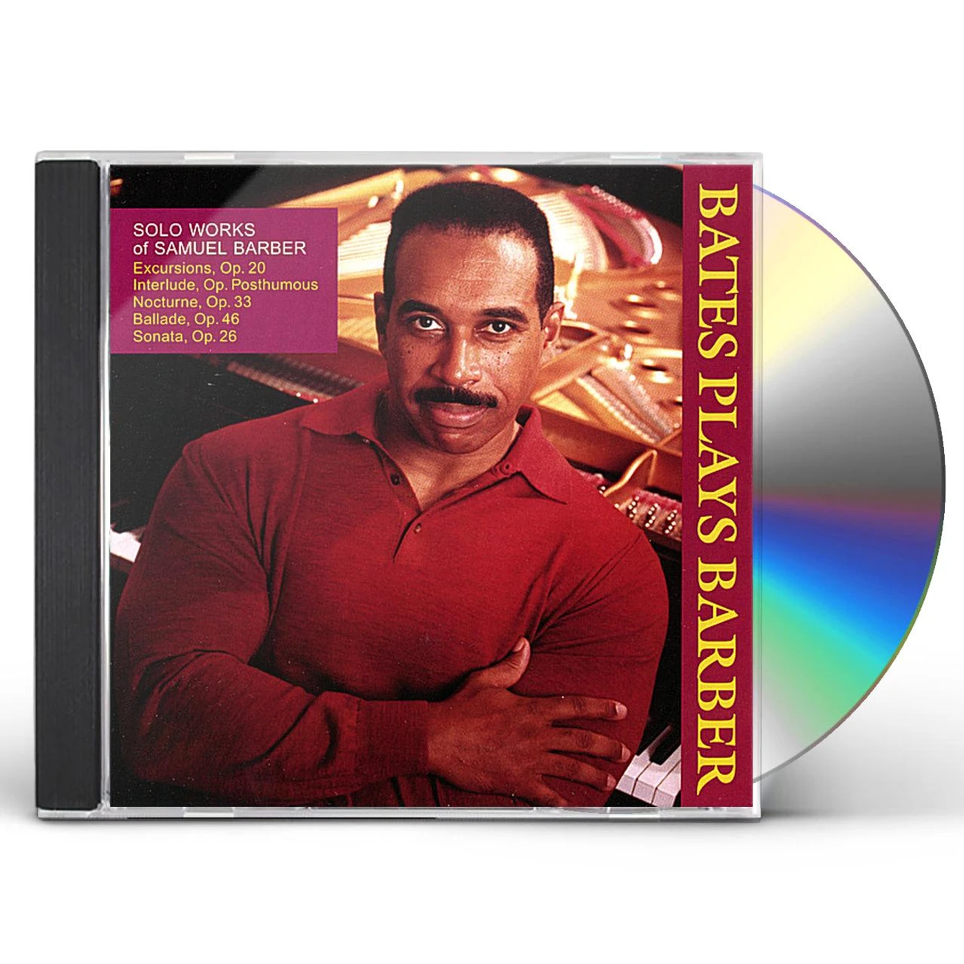 Leon Bates SOLO WORKS OF SAMUEL BARBER CD
