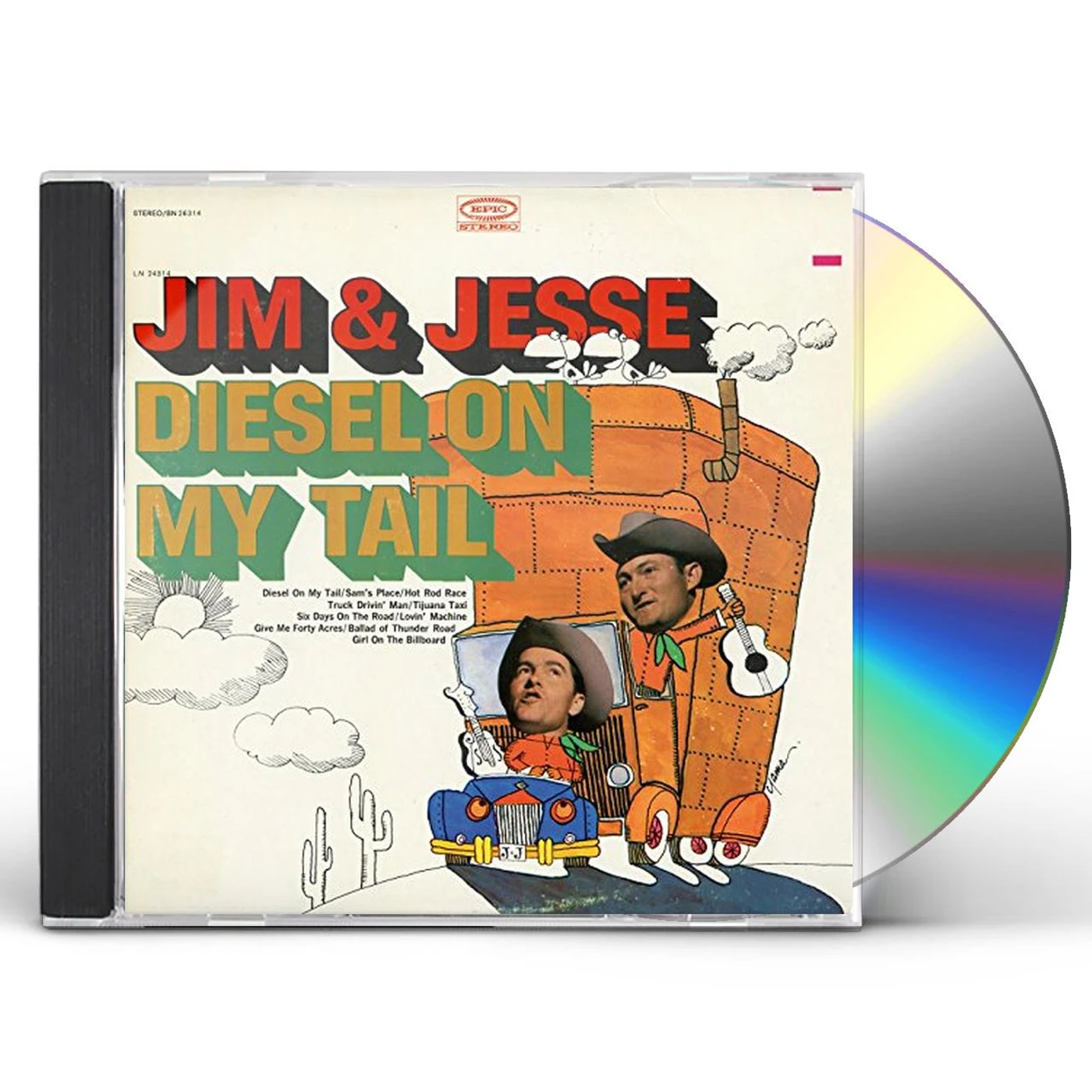 Jim & Jesse DIESEL ON MY TAIL CD
