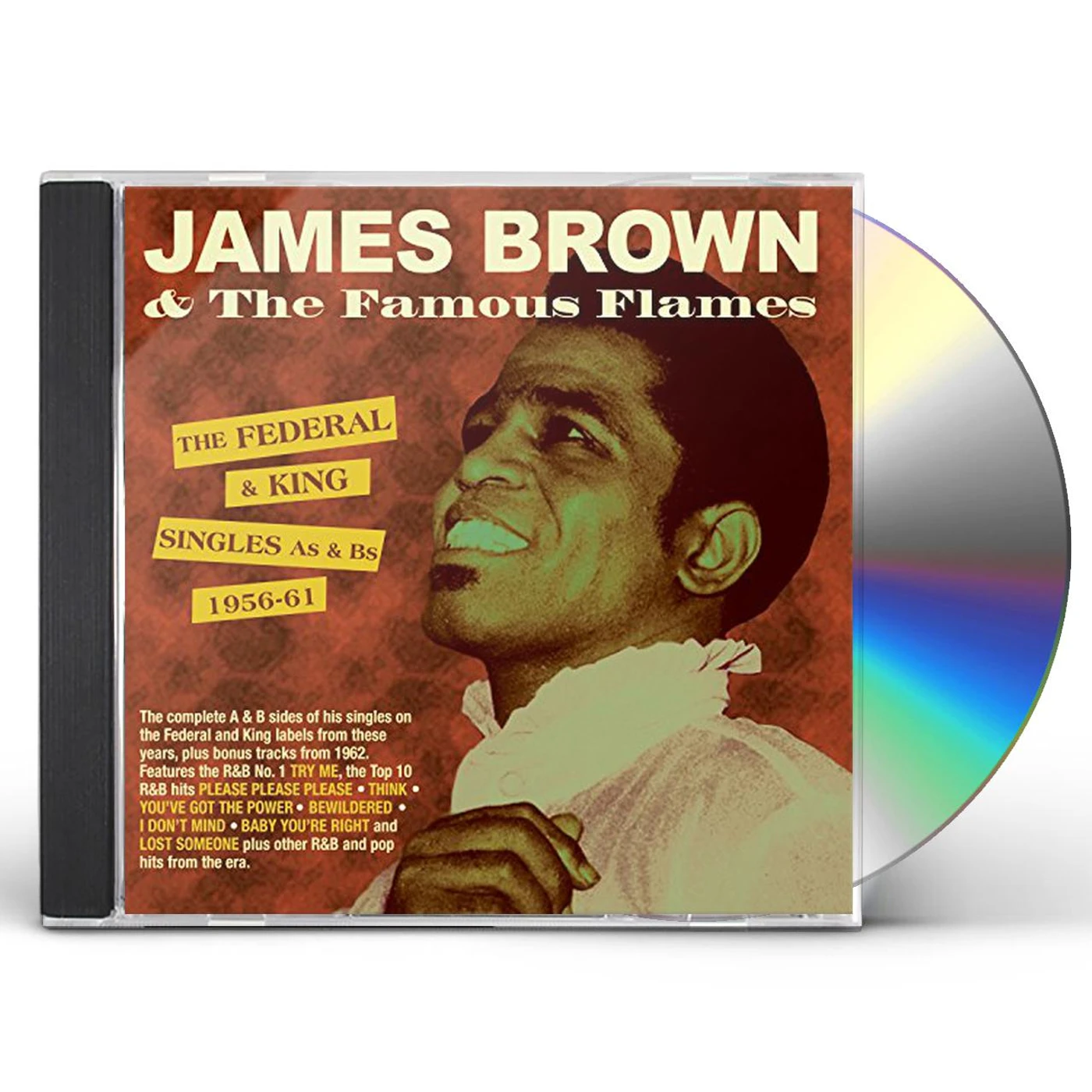 James Brown & The Famous Flames FEDERAL & KING SINGLES AS & BS 1956-61 CD