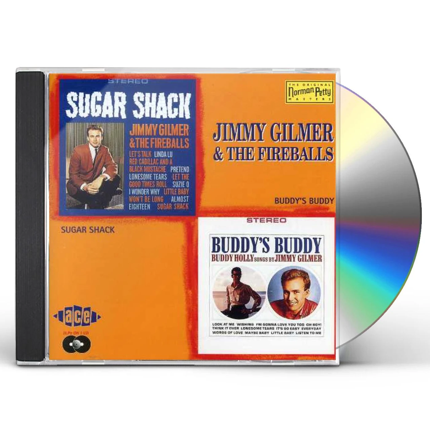 Jimmy Gilmer SUGAR SHACK / BUDDY'S BUDDY CD