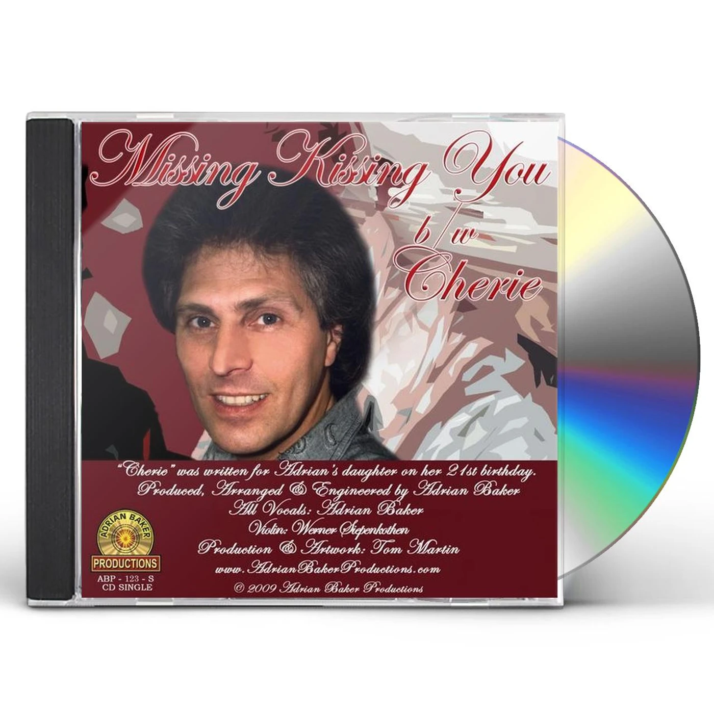 Adrian Baker MISSING KISSING YOU- SINGLE CD