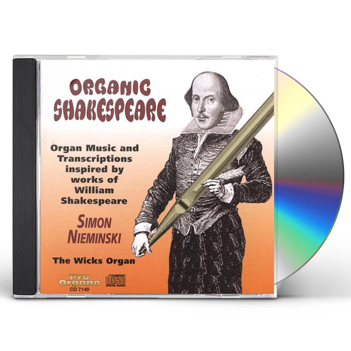Simon Nieminski ORGAN SHAKESPEARE CD