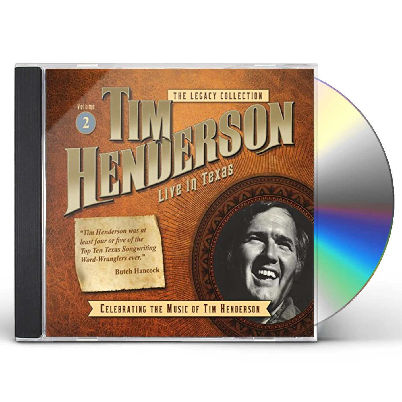Tim Henderson LEGACY COLLECTION 2: LIVE IN TEXAS CD