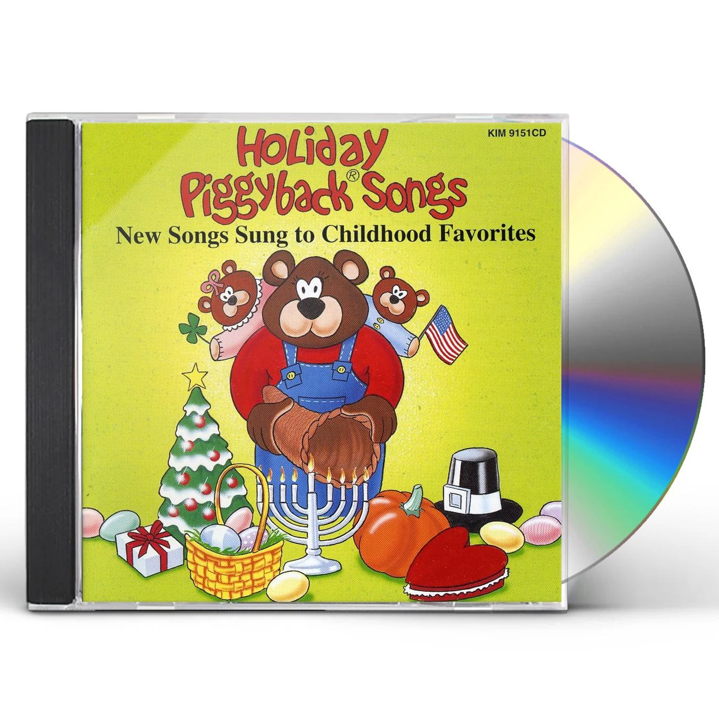 Kimbo Educational HOLIDAY PIGGYBACK SONGS CD