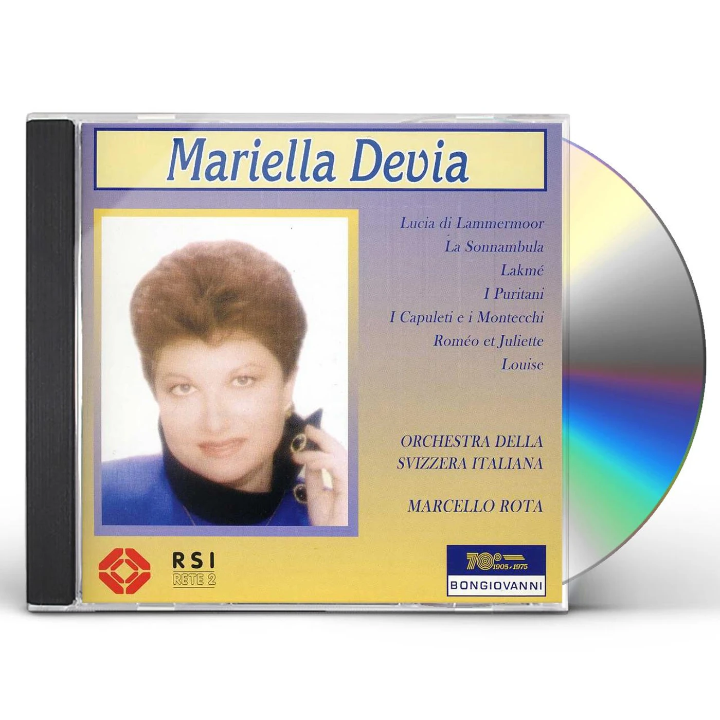 Mariella Devia ARIE DA OPERE: PURITANI, LUCIA, LAKME, LOUISE, ETC CD
