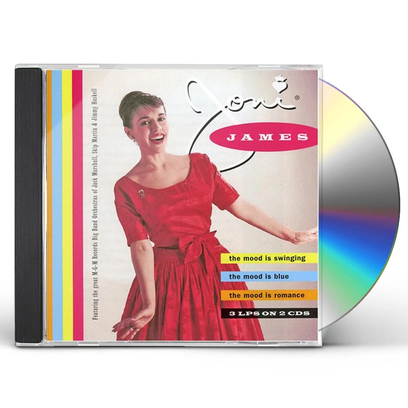 Joni James MOOD IS SWINGING MOOD IS BLUE MOOD IS ROMANCE CD