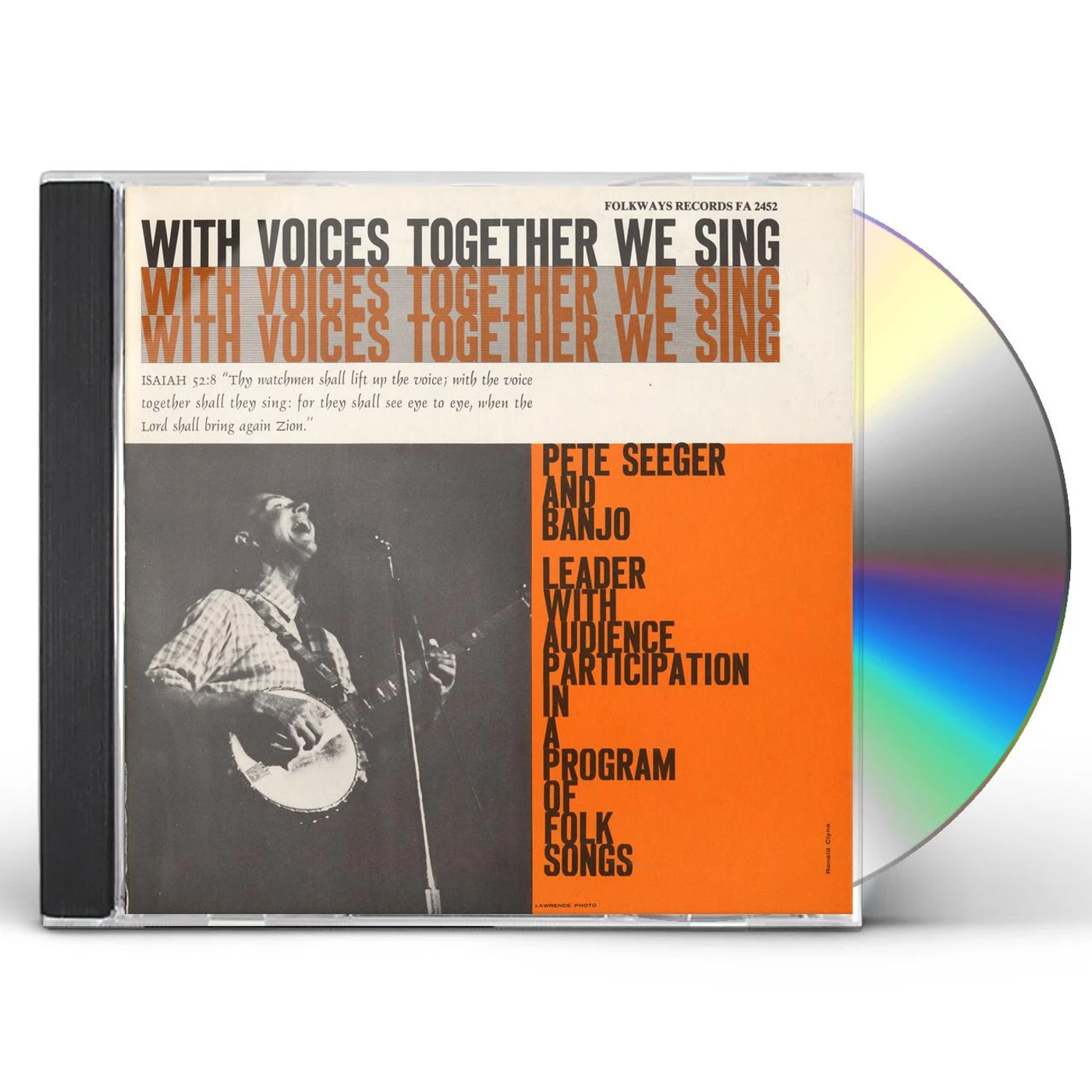 Pete Seeger WITH VOICES TOGETHER WE SING CD