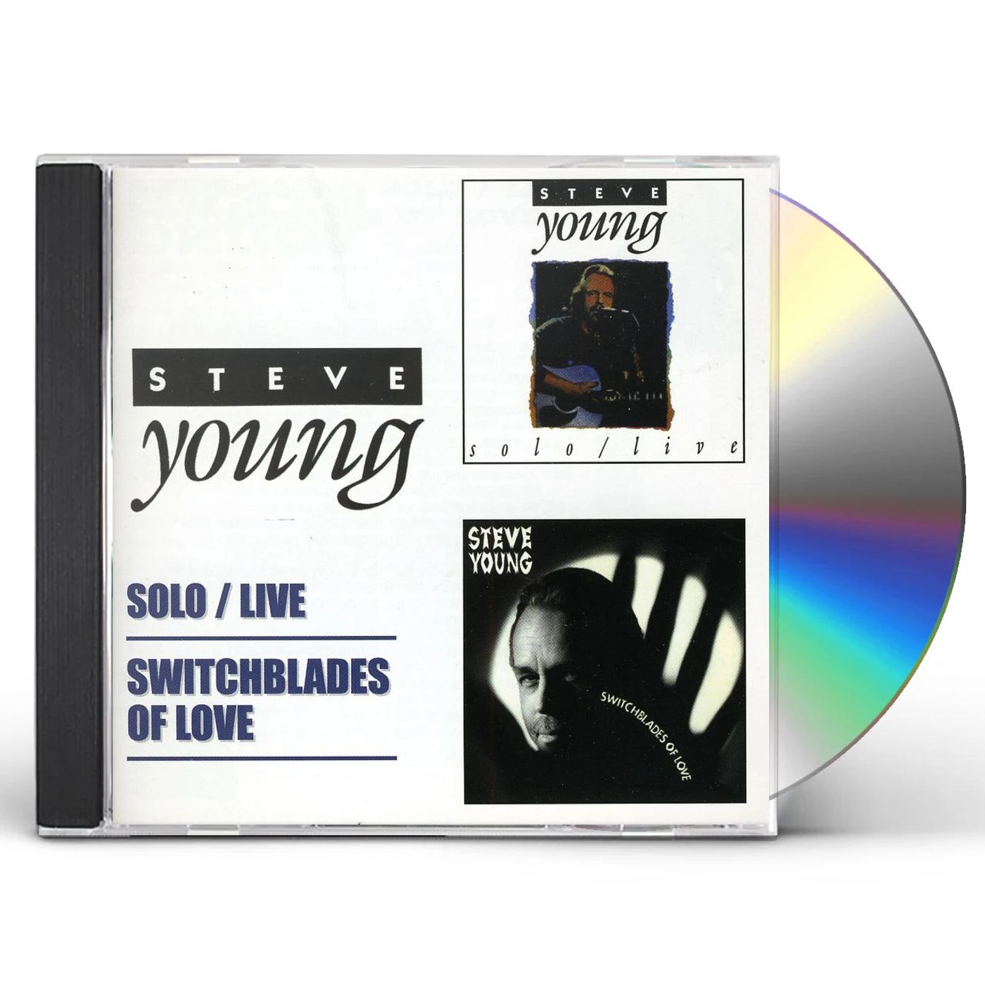 Steve Young SOLO LIVE / SWITCHBLADE OF LOVE CD