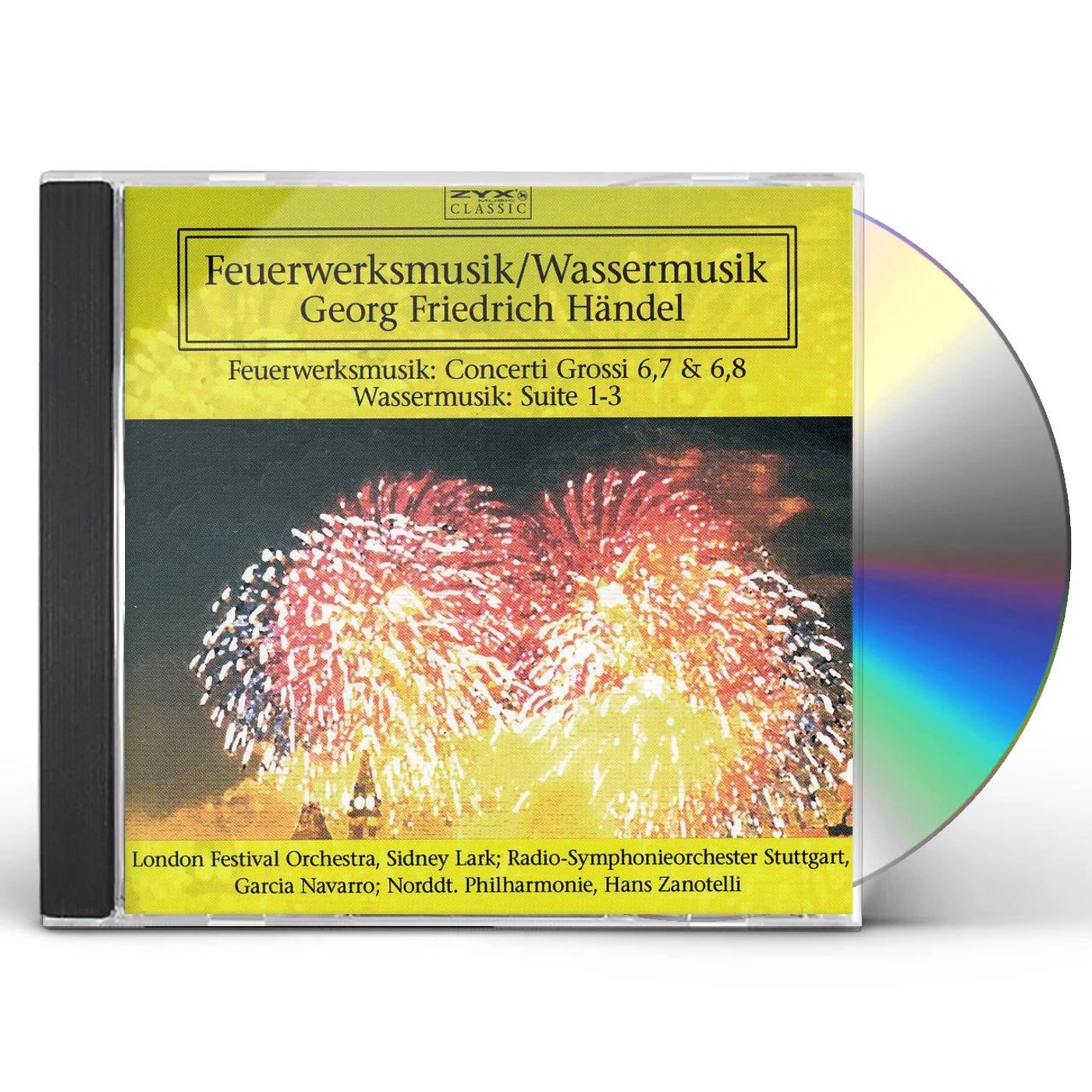 Georg Friedrich Handel FEUERWERKSMUSIK/WASSERMUSIK CD