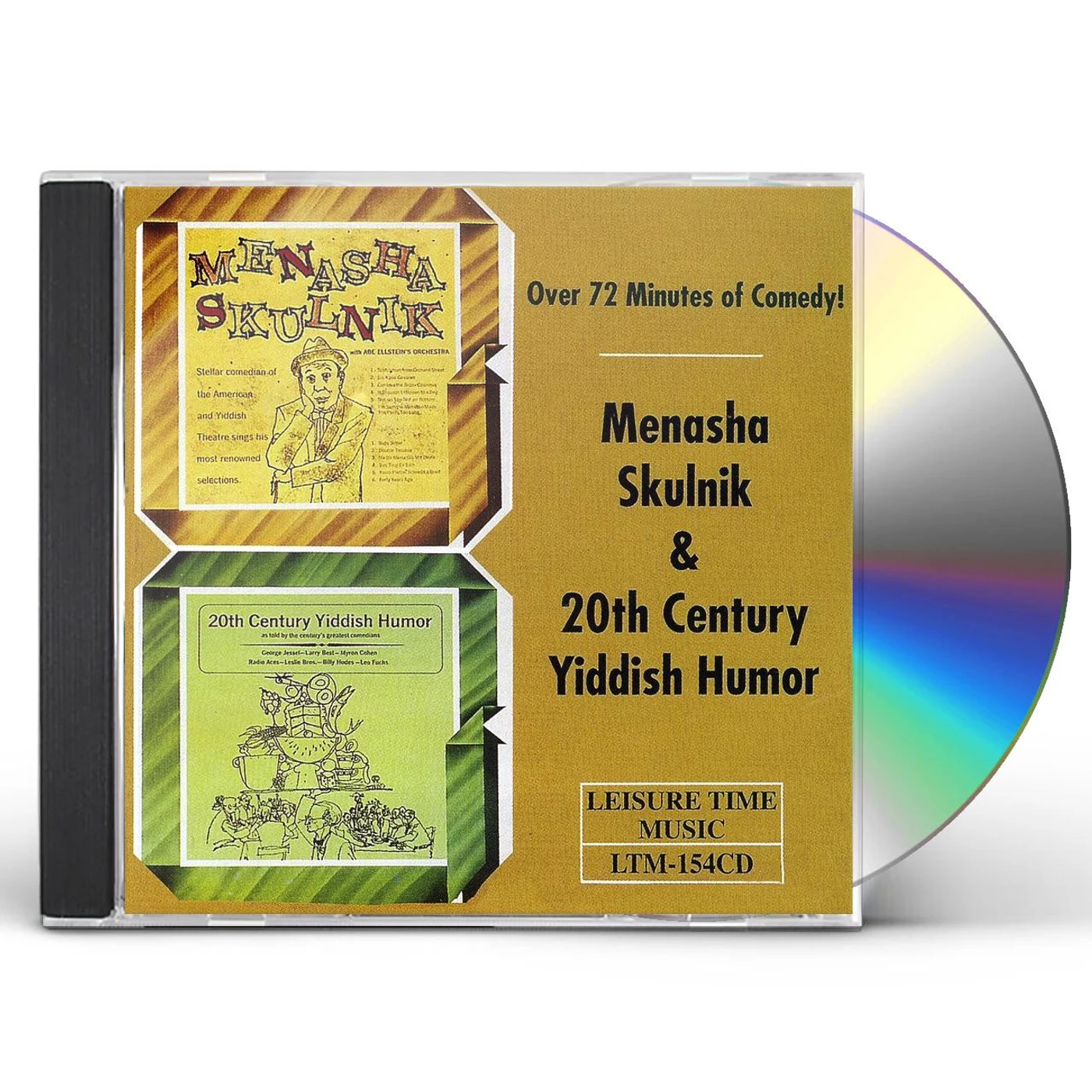 Menashe Skulnik MENASHA SKULNIK & 20TH CENTURY YIDDISH HUMOR CD