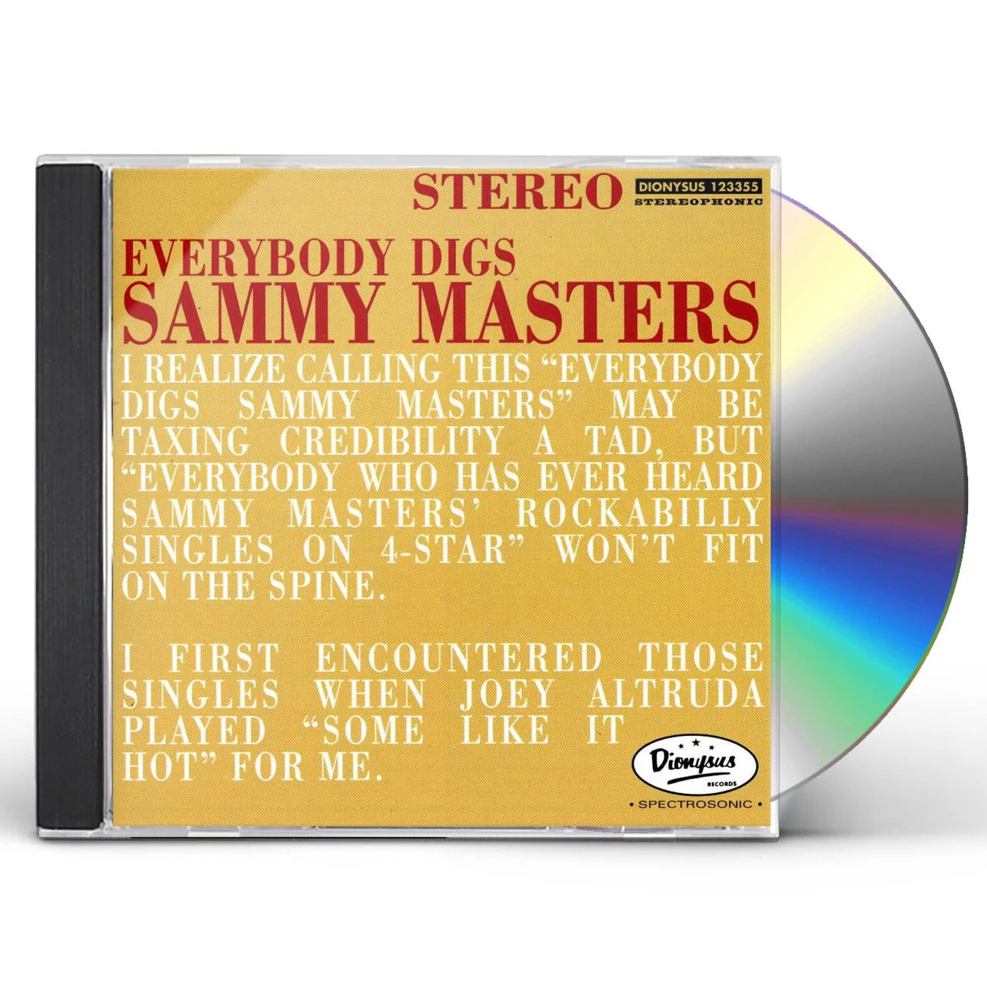 EVERYBODY DIGS SAMMY MASTERS CD
