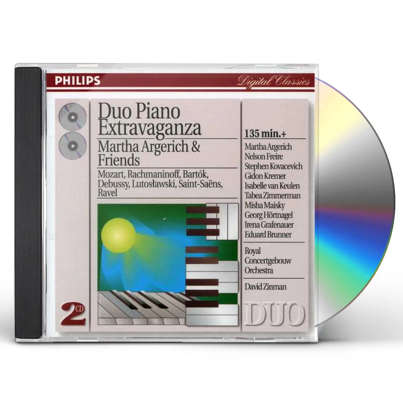 Martha Argerich DUO PIANO EXTRAVAGANZA CD
