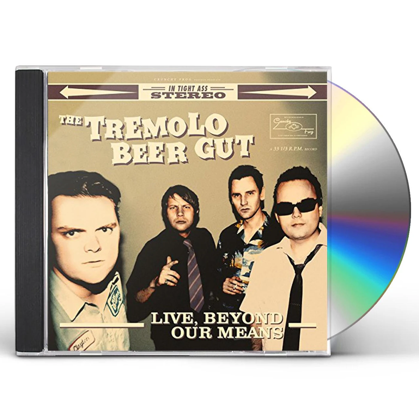 The Tremolo Beer Gut LIVE BEYOND OUR MEANS CD