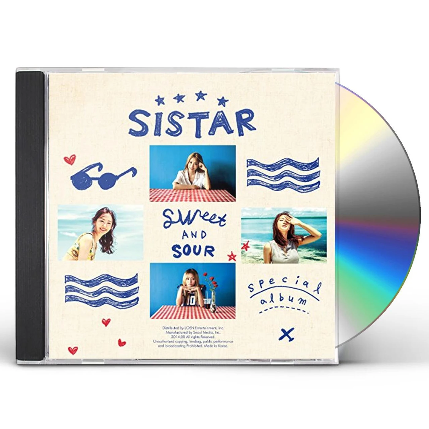 SISTAR SWEET & SOUR CD