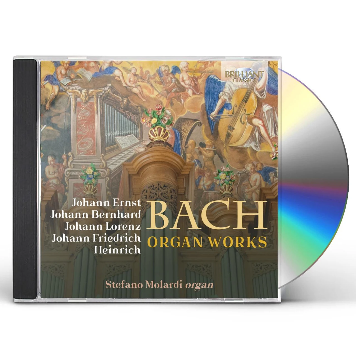 Stefano Molardi BACH FAMILY: ORGAN WORKS CD