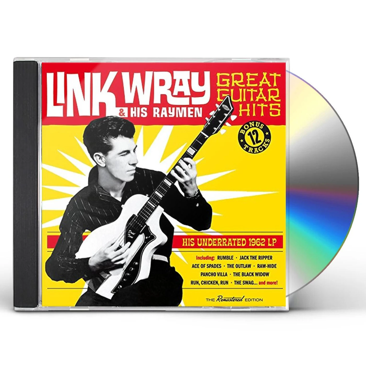 Link Wray GREAT GUITAR HITS (HIS UNDERRATED 1962 LP) + 12 CD