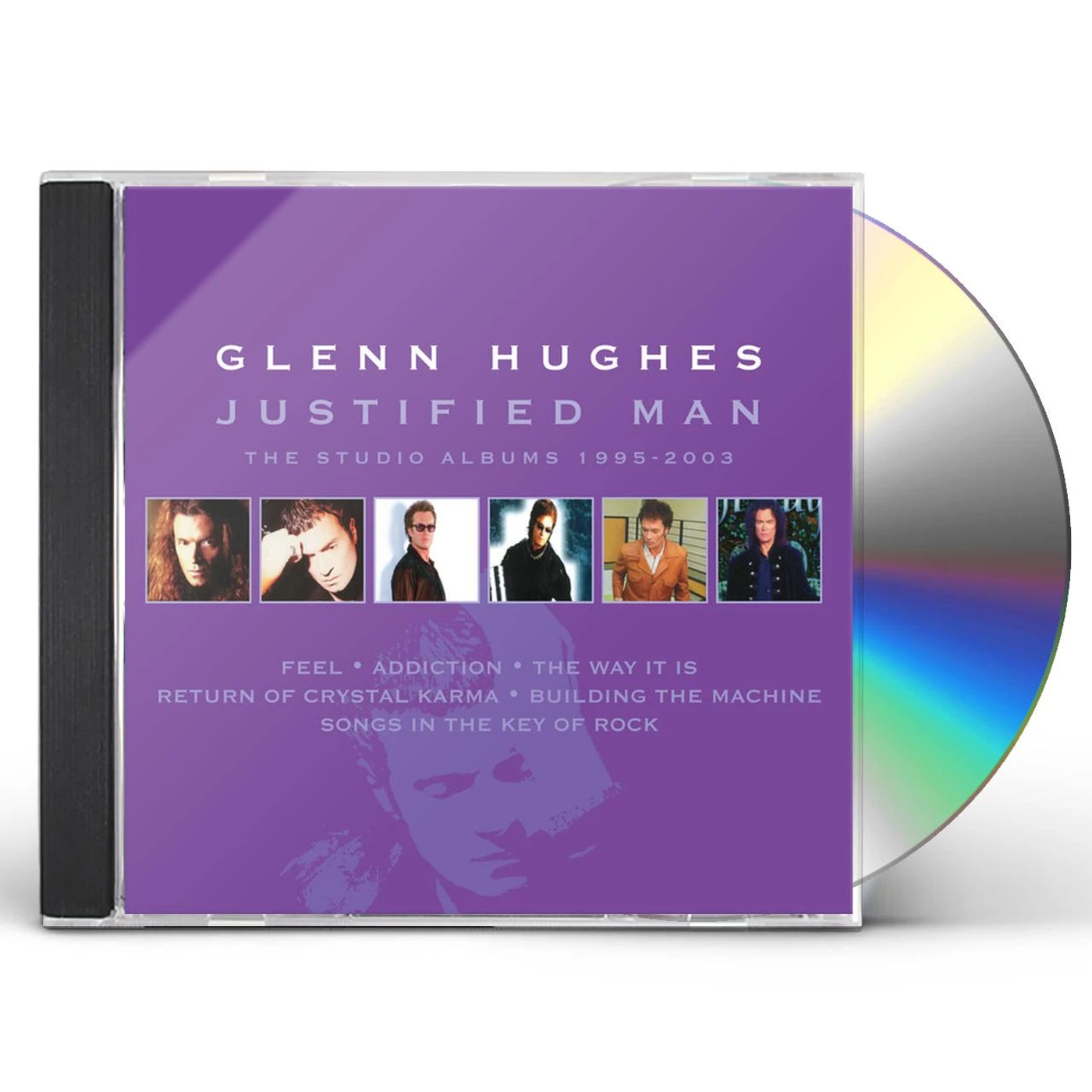 Glenn Hughes JUSTIFIED MAN: STUDIO ALBUMS 1995-2003 CD