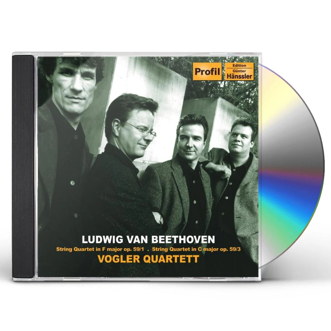 Ludwig van Beethoven QUARTETS OP.59/1 F-DUR +59/3 C CD