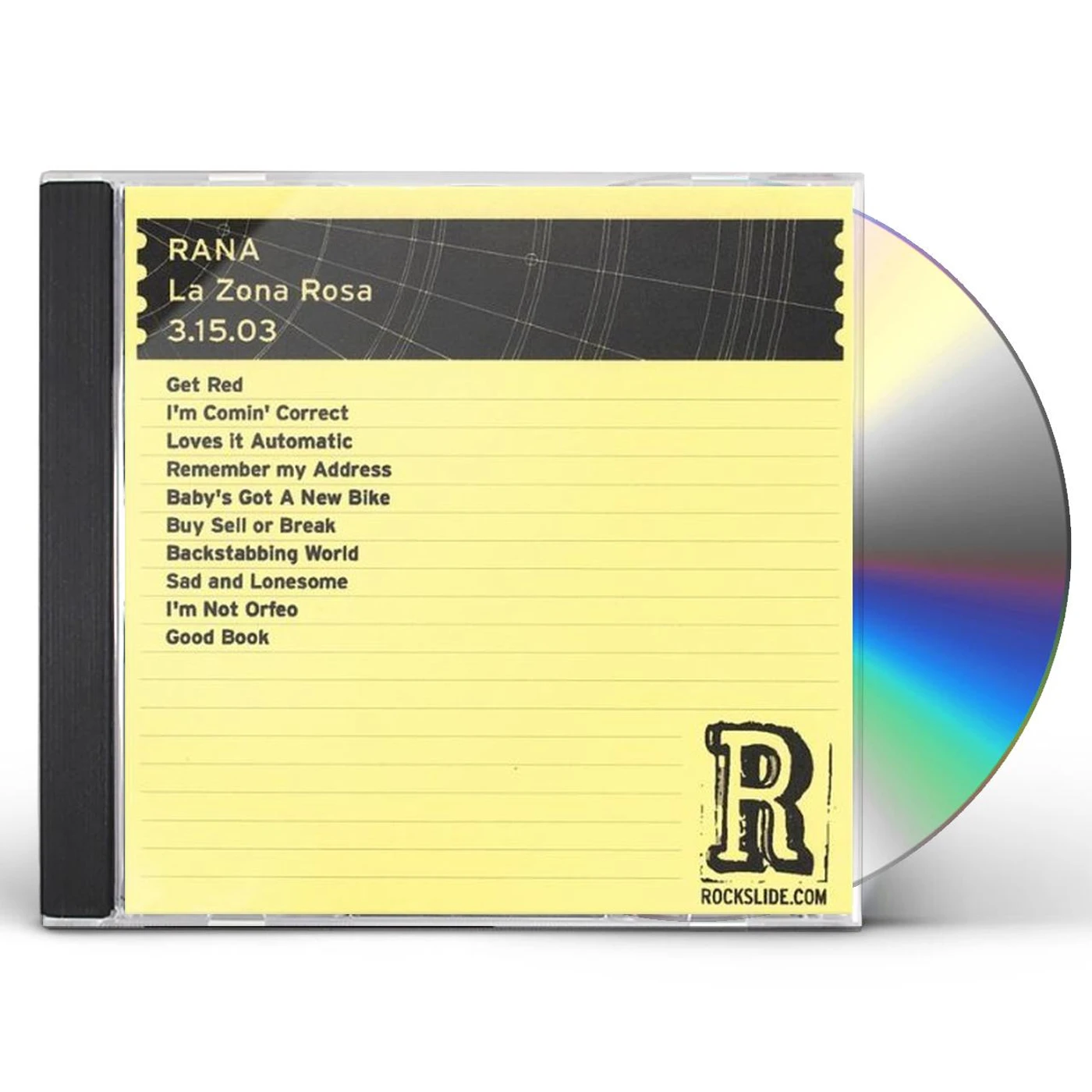Rana LA ZONA ROSA-AUSTIN TEXAS-3/15/03 CD