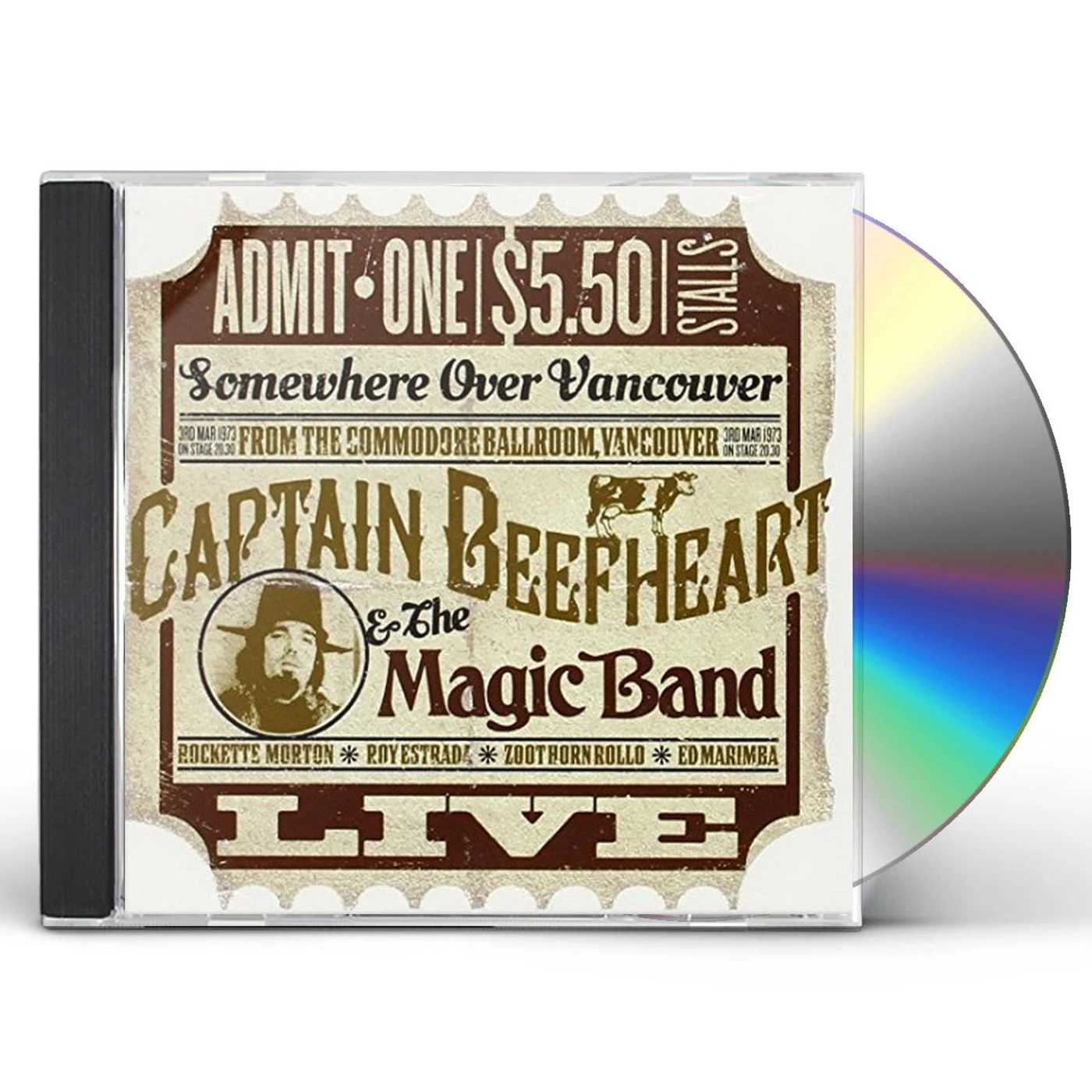 Captain Beefheart & His Magic Band COMMODORE BALLROOM VANCOUVER 1973 CD