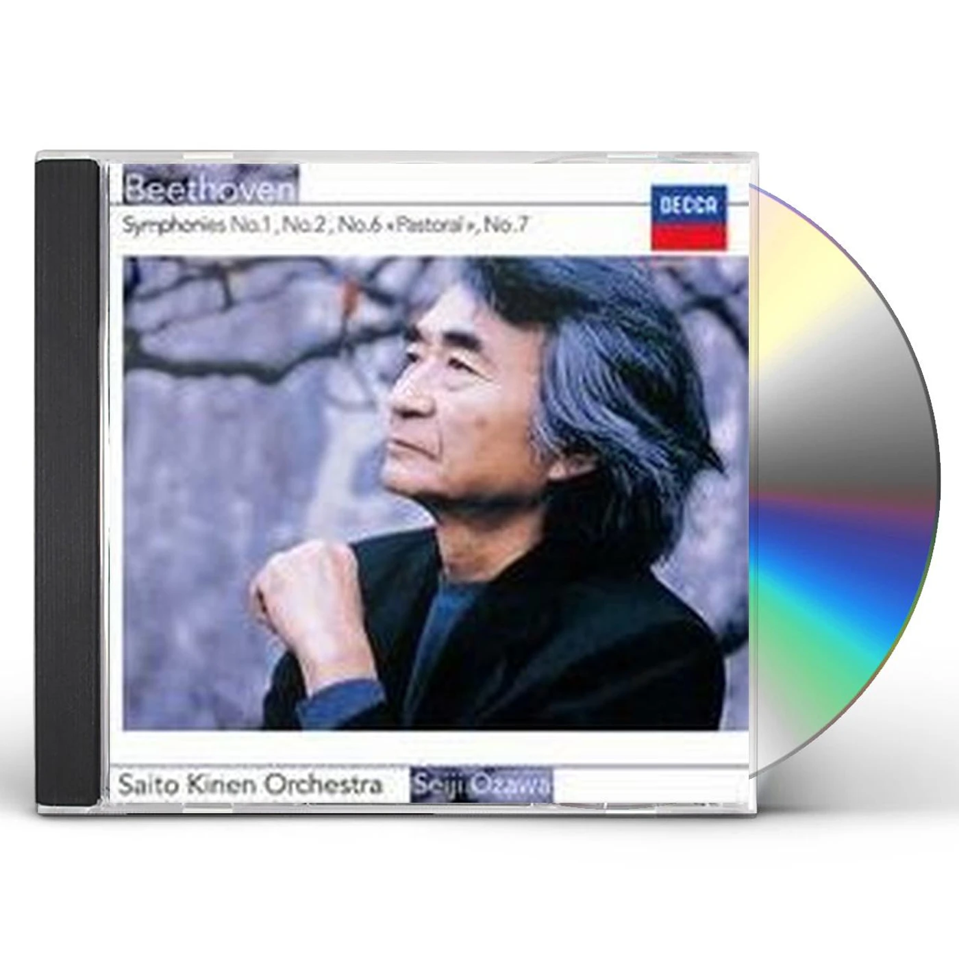 Seiji Ozawa BEETHOVEN: SYMPHONIES NO. 1 NO. 2 CD