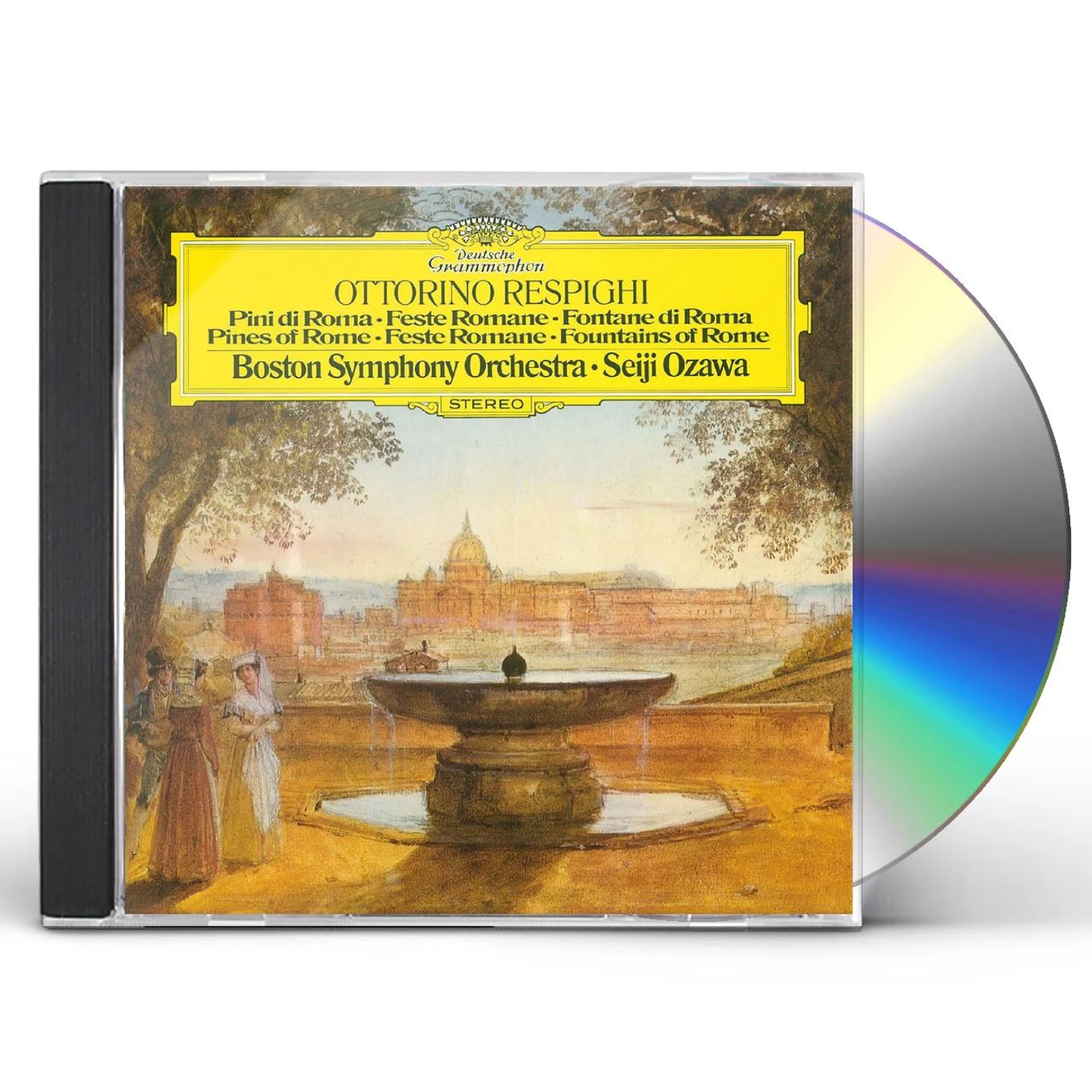 Seiji Ozawa RESPIGHI: FOUNTAINS OF ROME CD