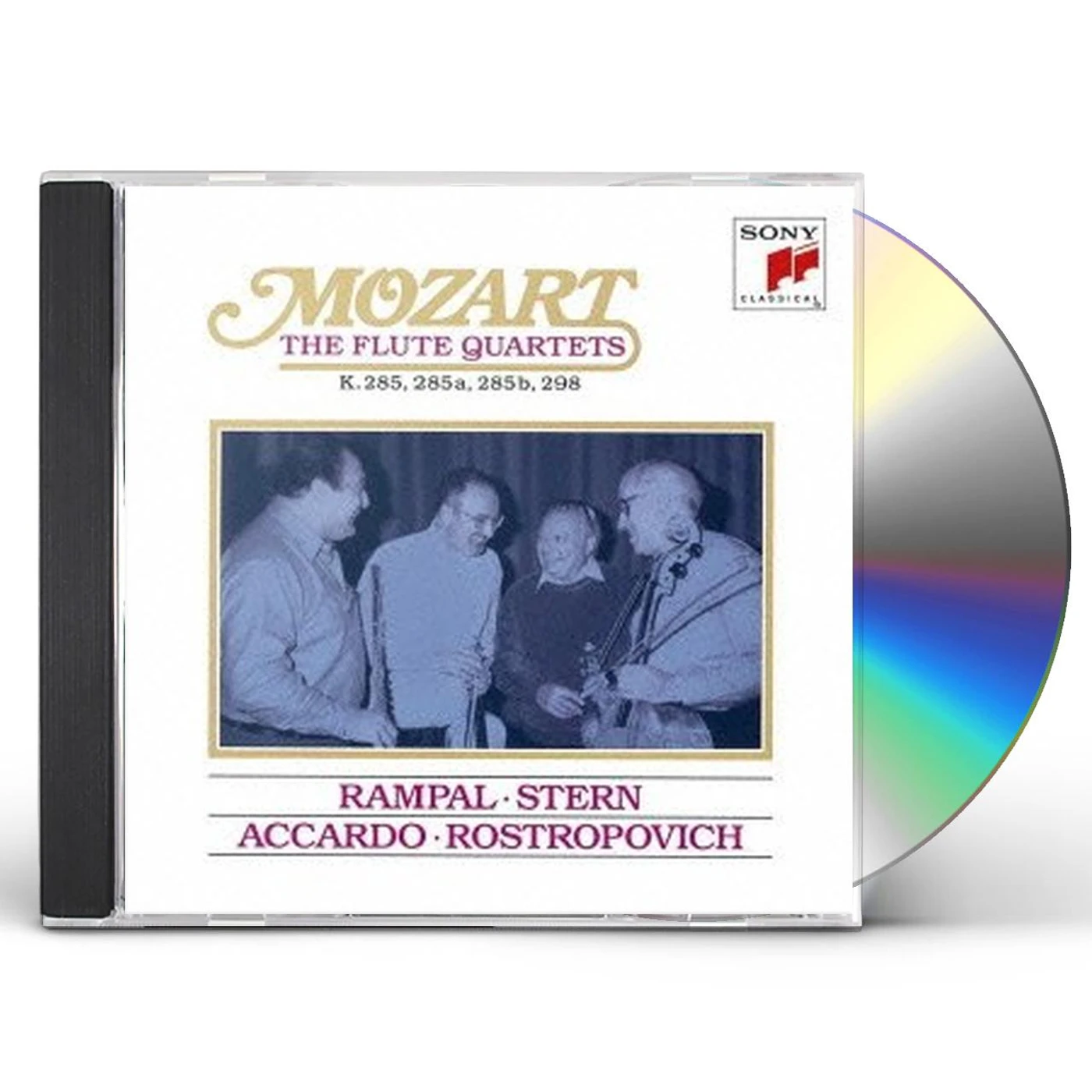 Jean-Pierre Rampal MOZART: THE FLUTE QUARTETS CD