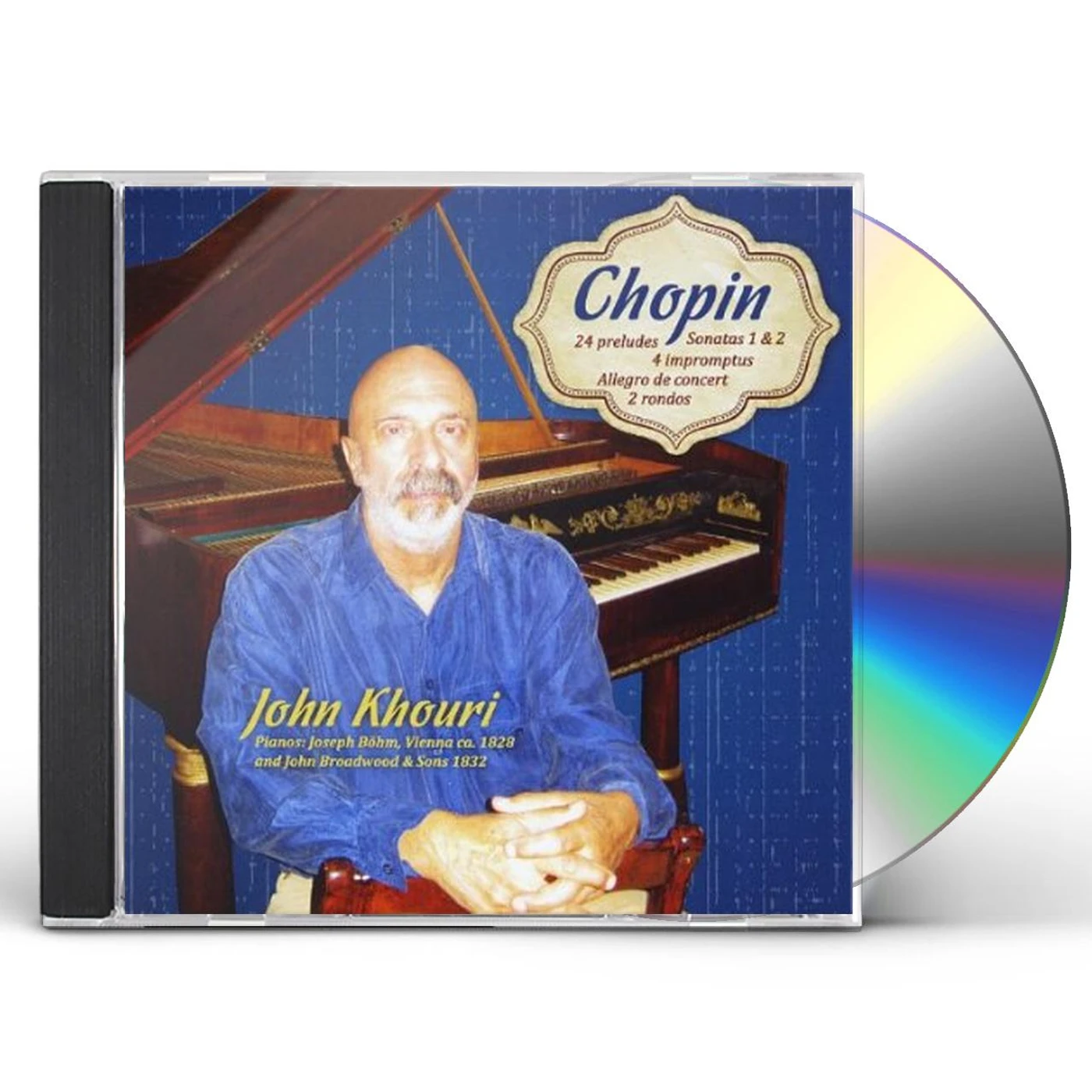 John Khouri CHOPIN 24 PRELUDES SONATAS 1 2 4 IMPROMPTUS CD