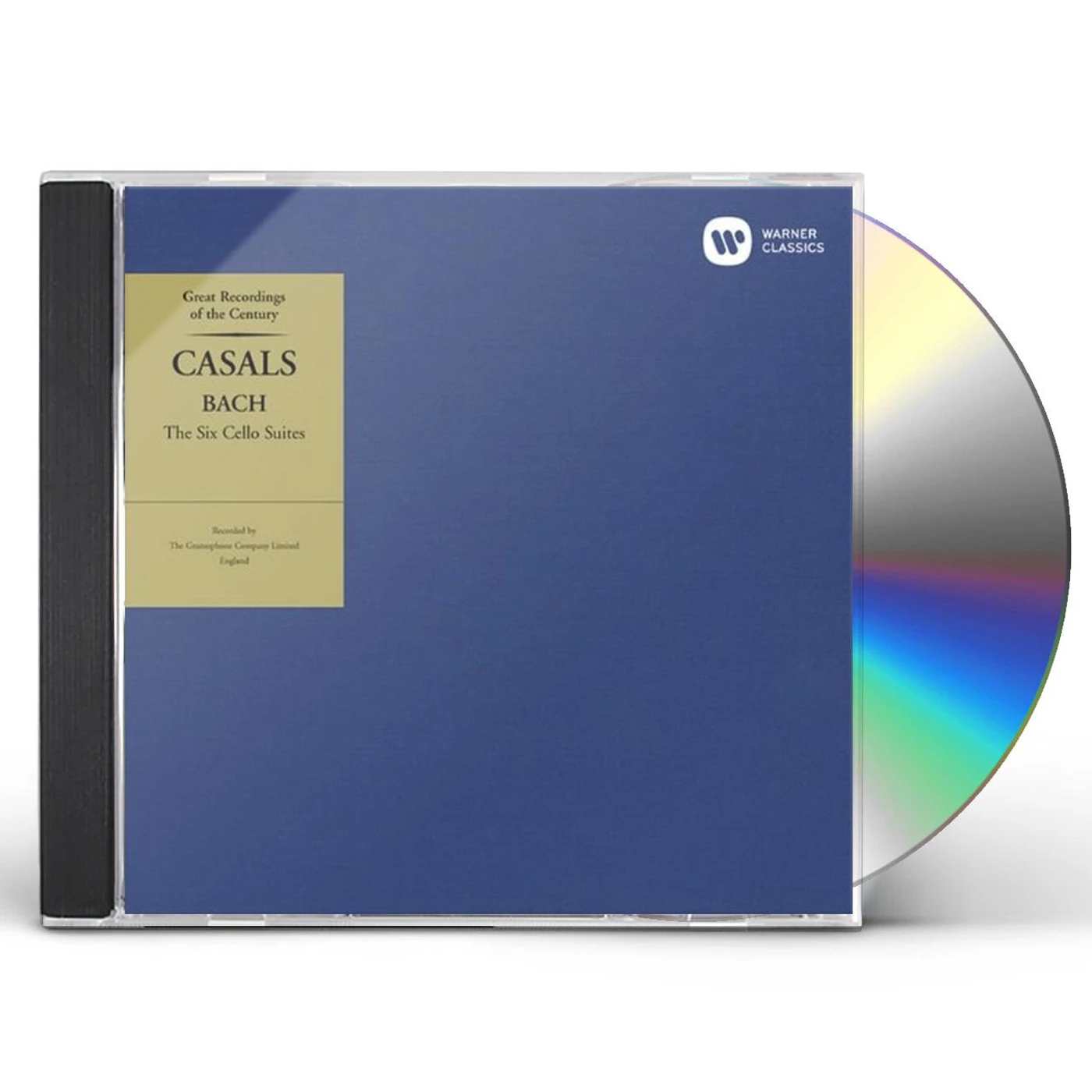 Pablo Casals J.S.BACH: UNACCONPANIED CELLO SUITES CD